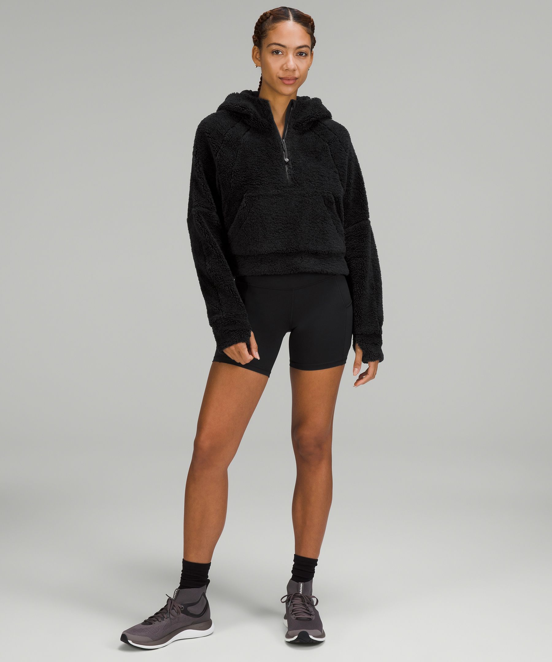 Lululemon Scuba Oversized Half-Zip Hoodie - Bone - lulu fanatics