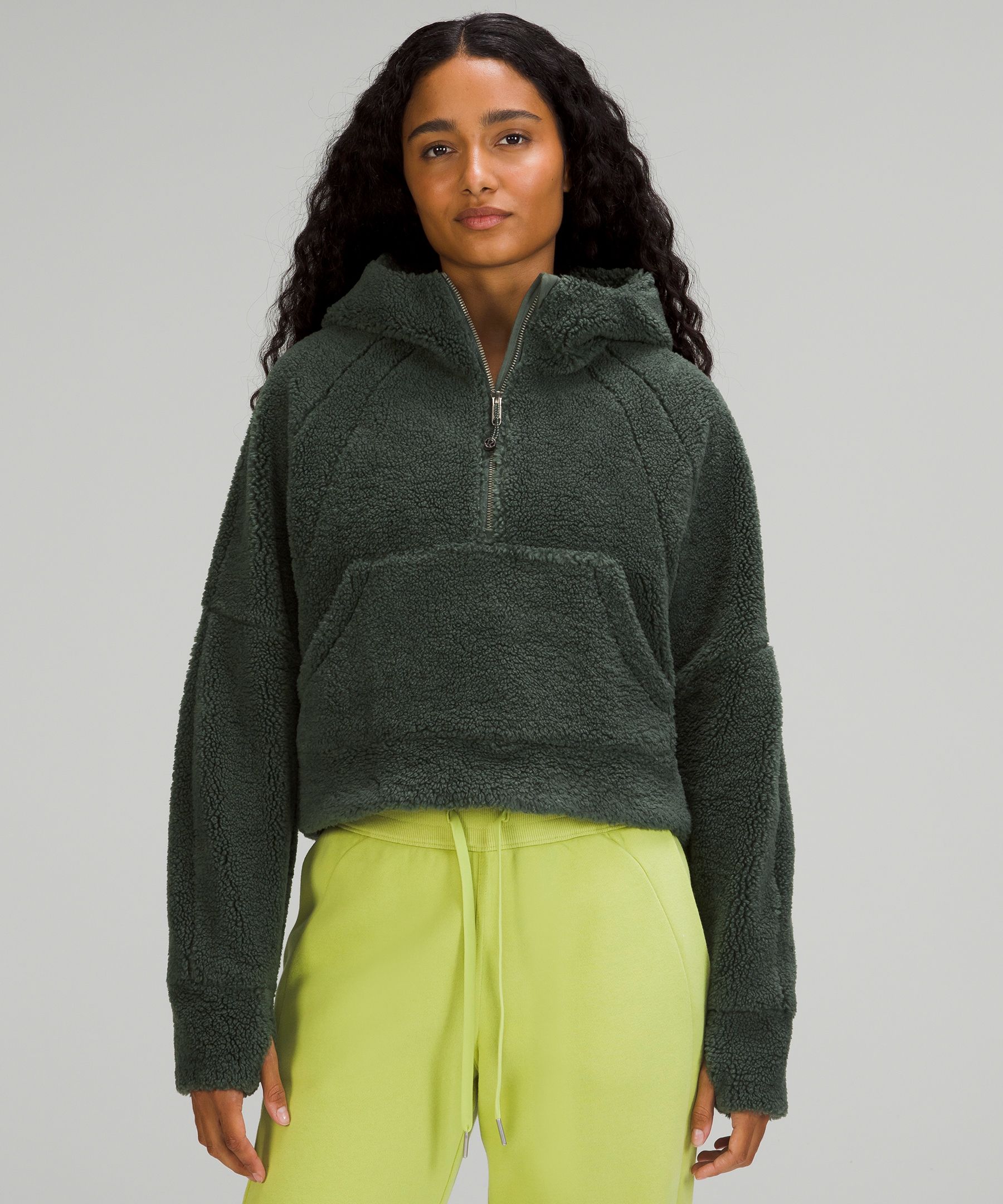 lululemon athletica Scuba Oversized Half-zip Hoodie - Color Yellow