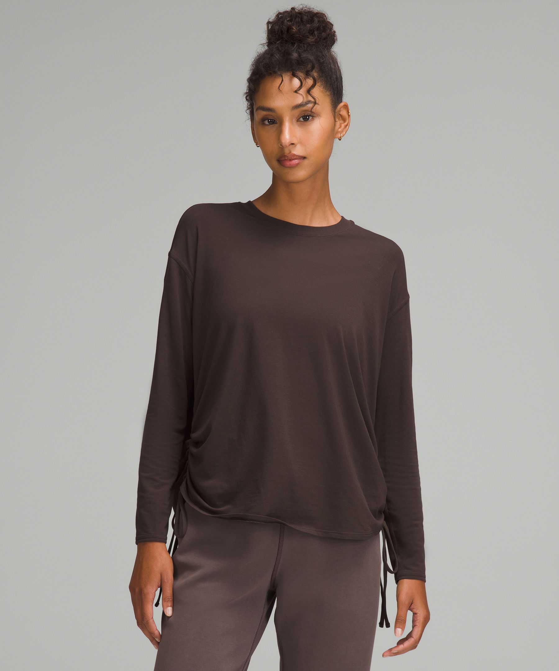 Lululemon Pima Cotton Side-cinch Long-sleeve Shirt