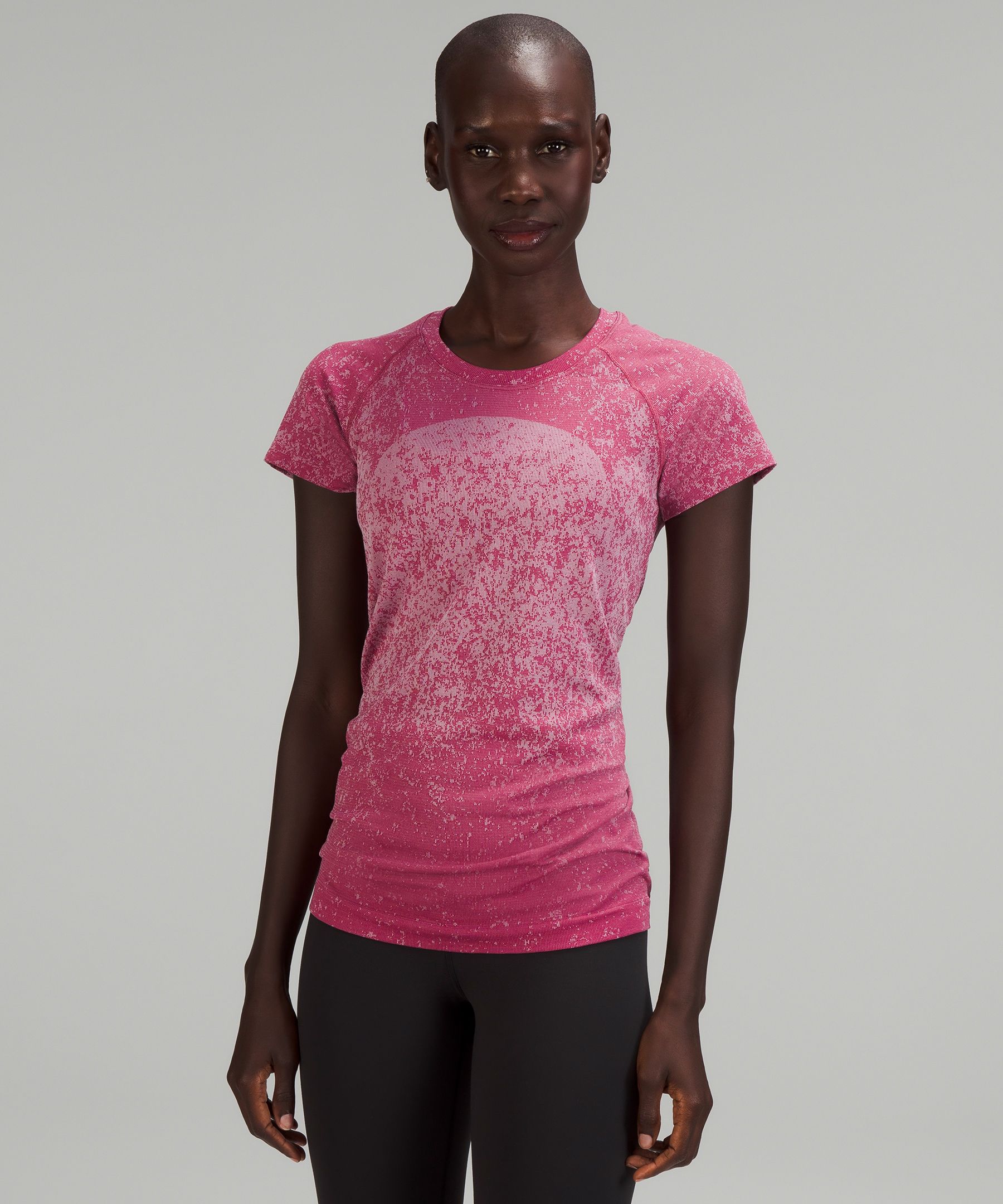 Lululemon Pink Blossom Short Sleeve Swiftly Tech