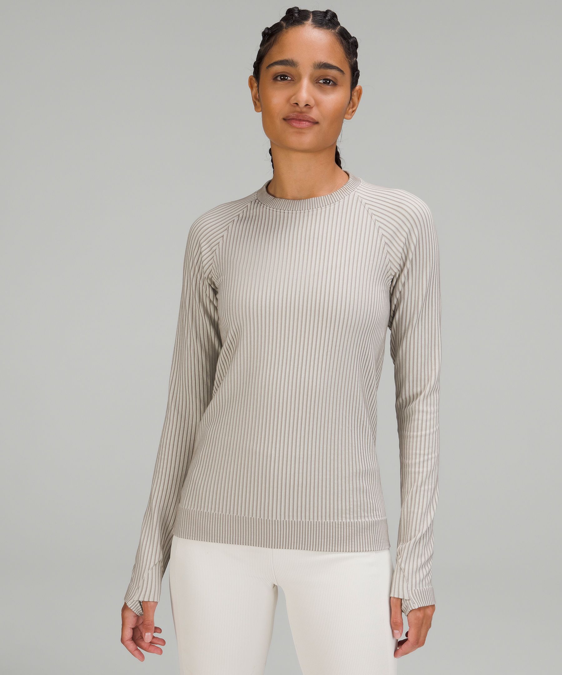 Lululemon Rest Less Pullover In Gray
