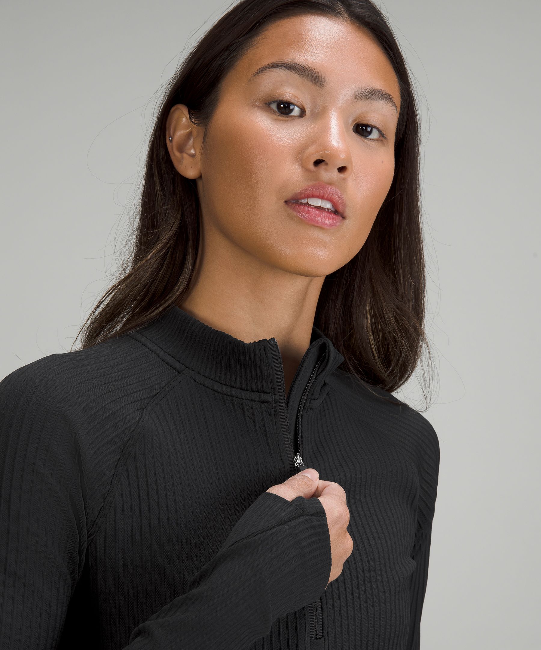 Lululemon athletica Rest Less Cropped Half Zip