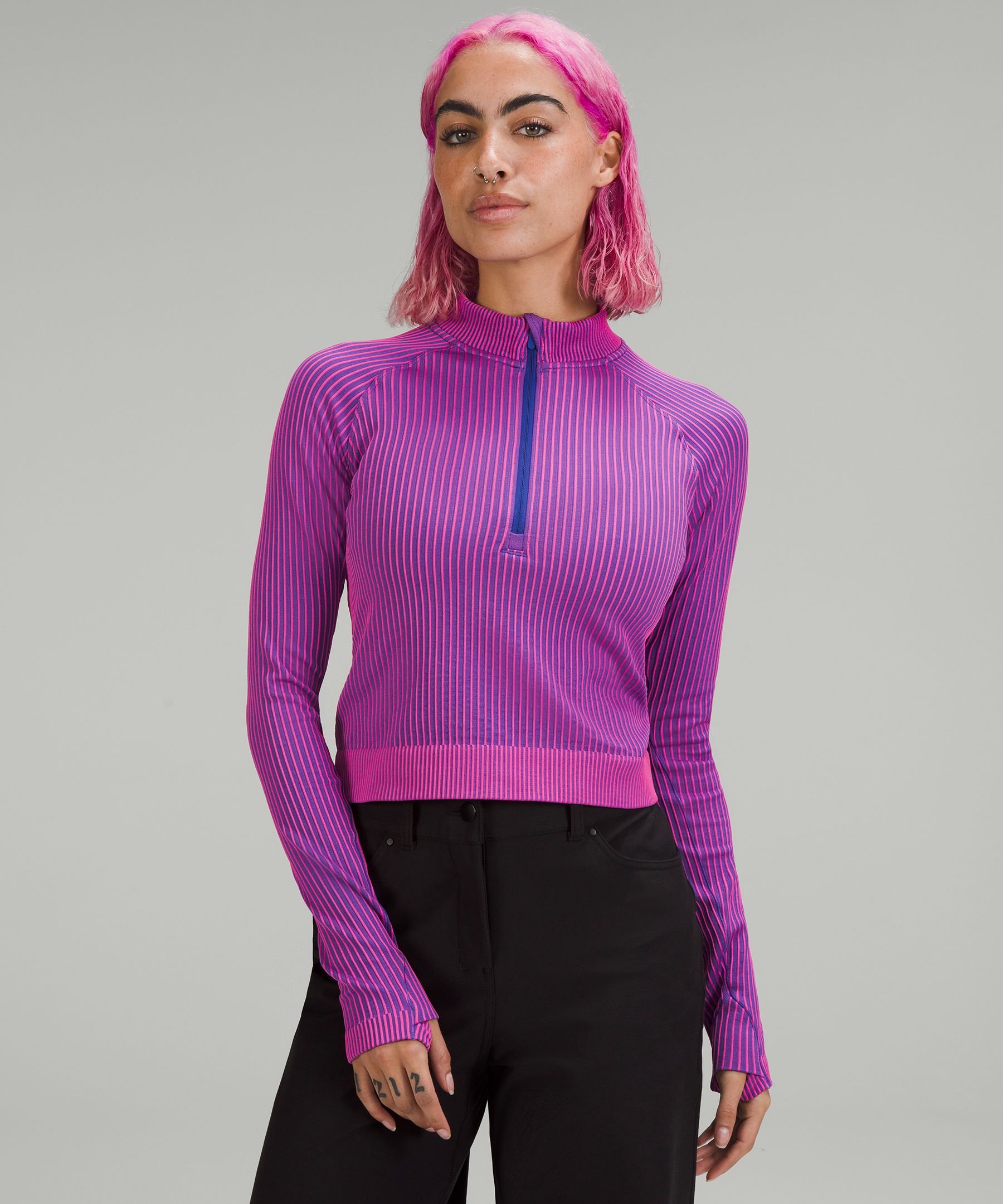 Lululemon athletica Rest Less Cropped Half Zip