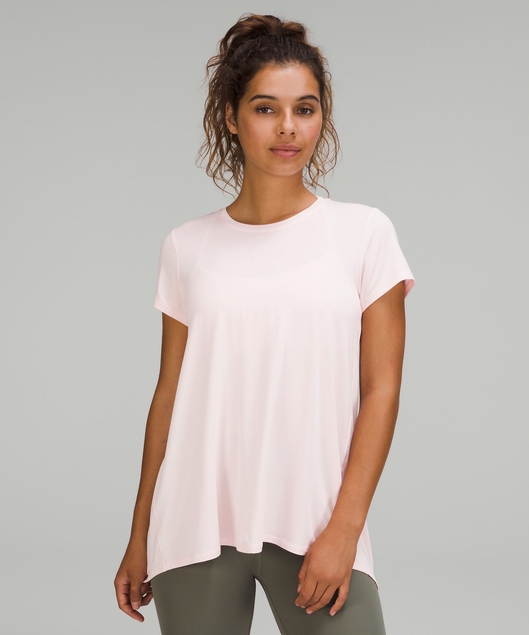 Modal Open Up Tie Back T-Shirt