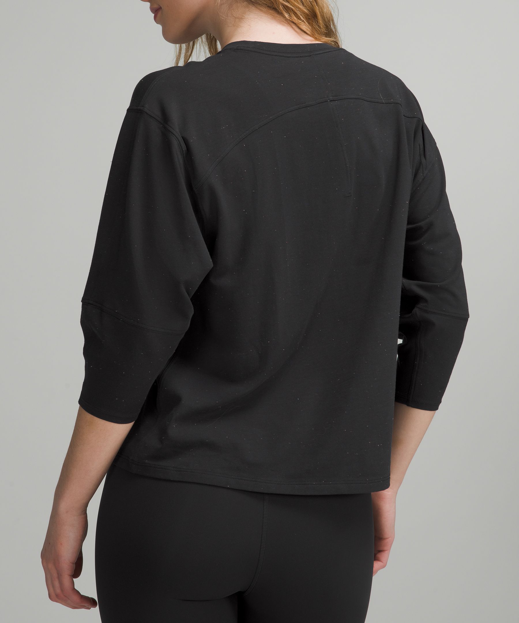 Lululemon black knit 3/4 - Gem