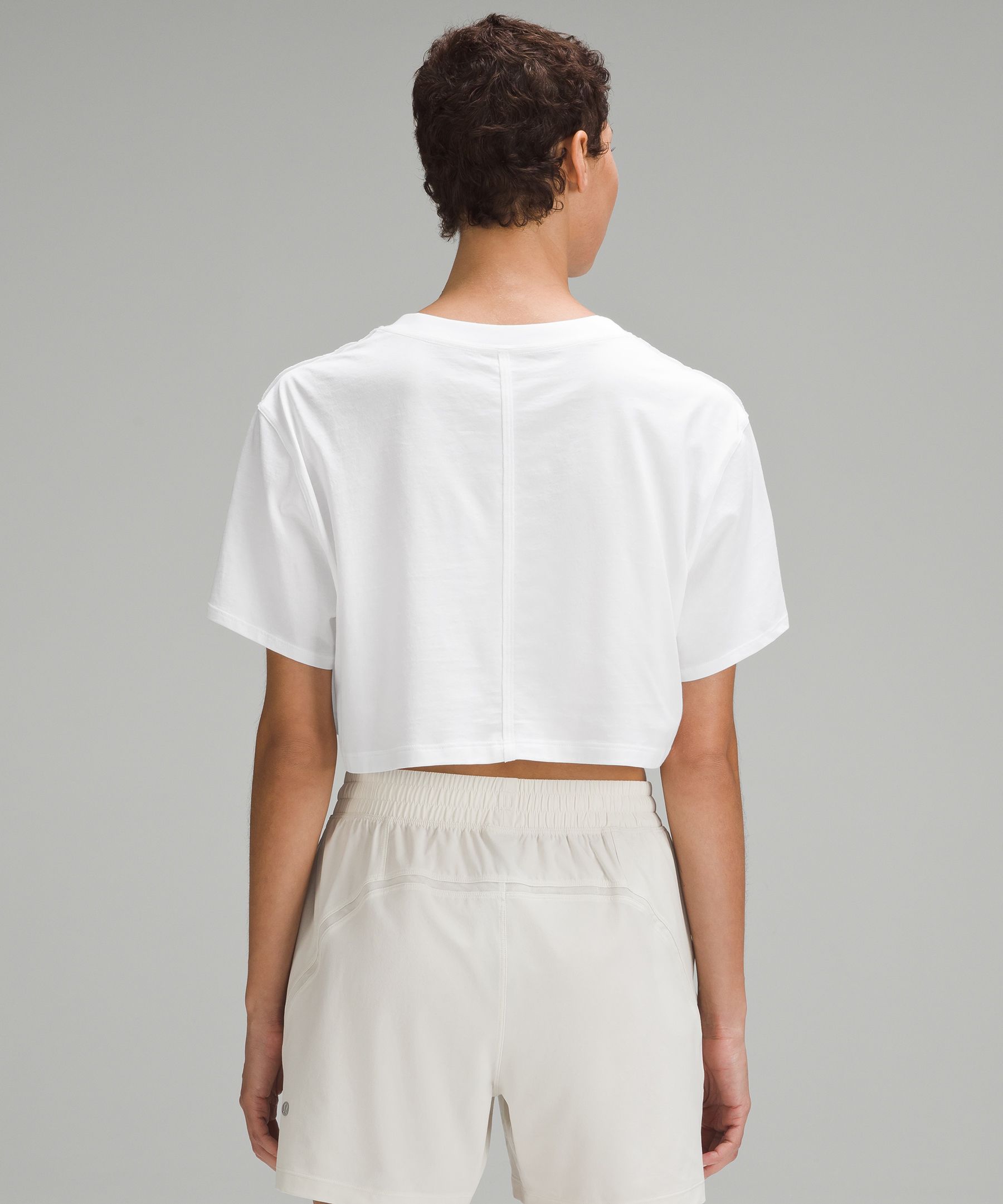 Lululemon All Yours Cropped T-shirt - White