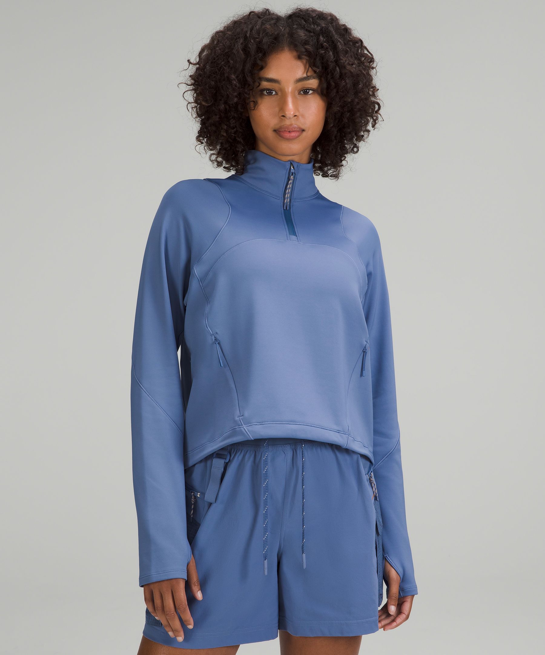 Ladies 1/4-Zip with Thumb Holes – Dynamic Cross Training