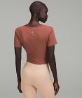 Modal-Blend Yoga Short Sleeve Shirt