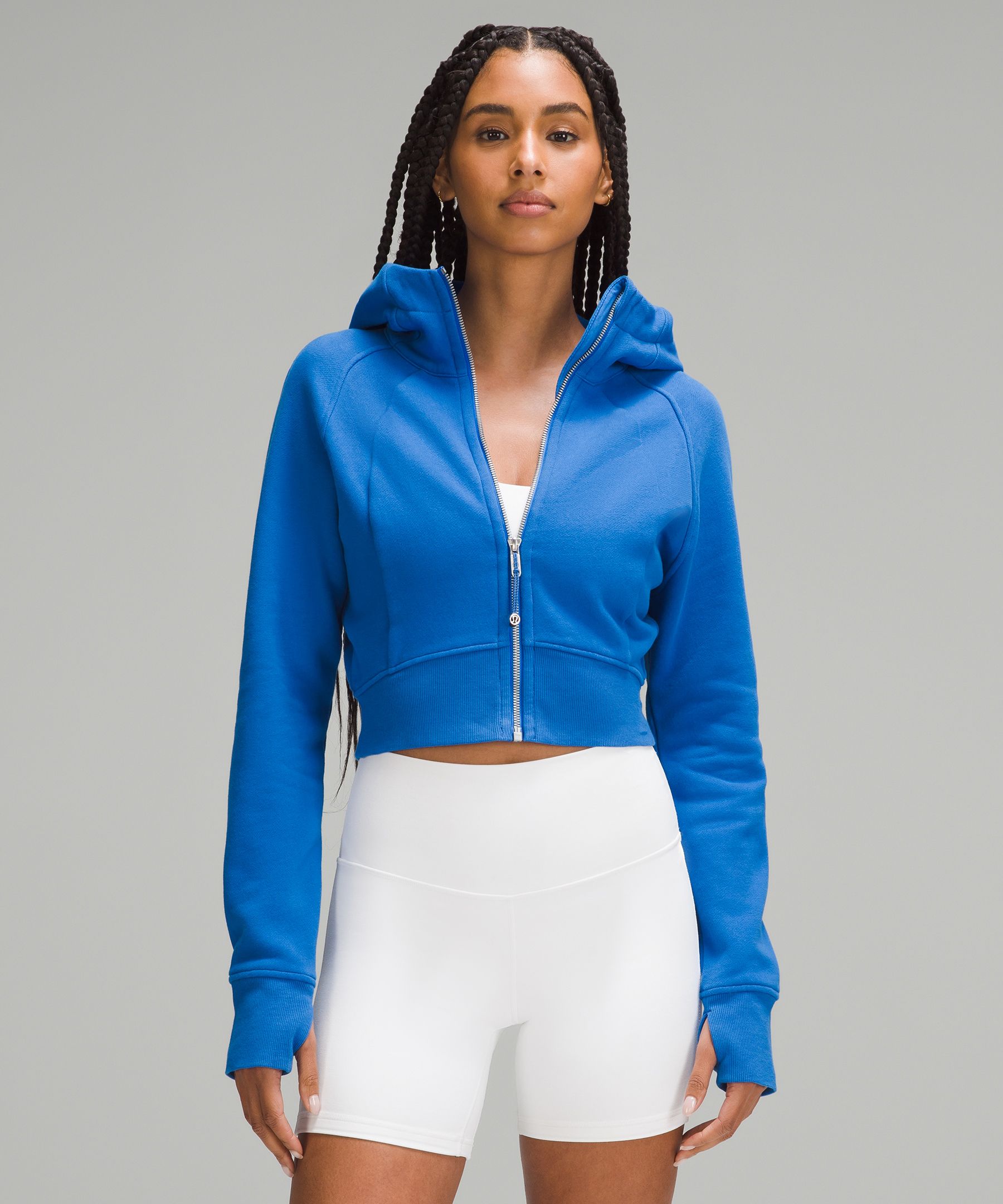 Lululemon Scuba Full-zip Cropped Hoodie