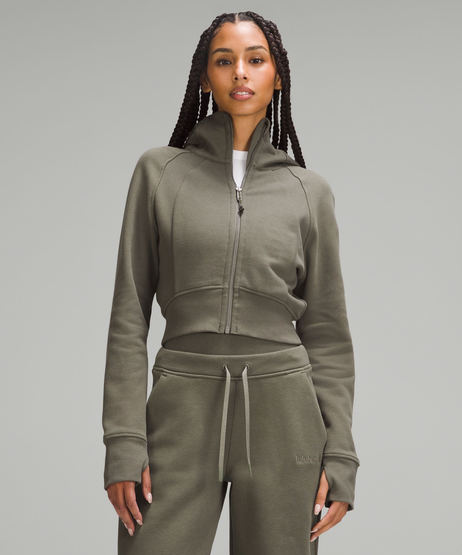 Scuba Full-Zip Cropped Hoodie curated on LTK