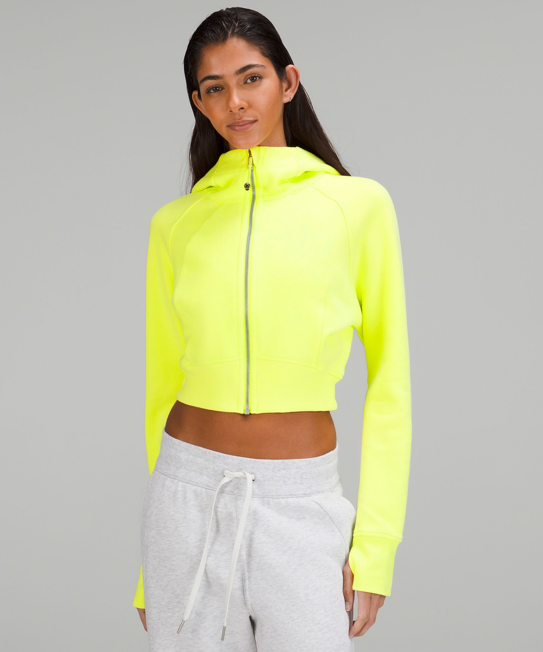 Lululemon Scuba Full-zip Cropped Hoodie