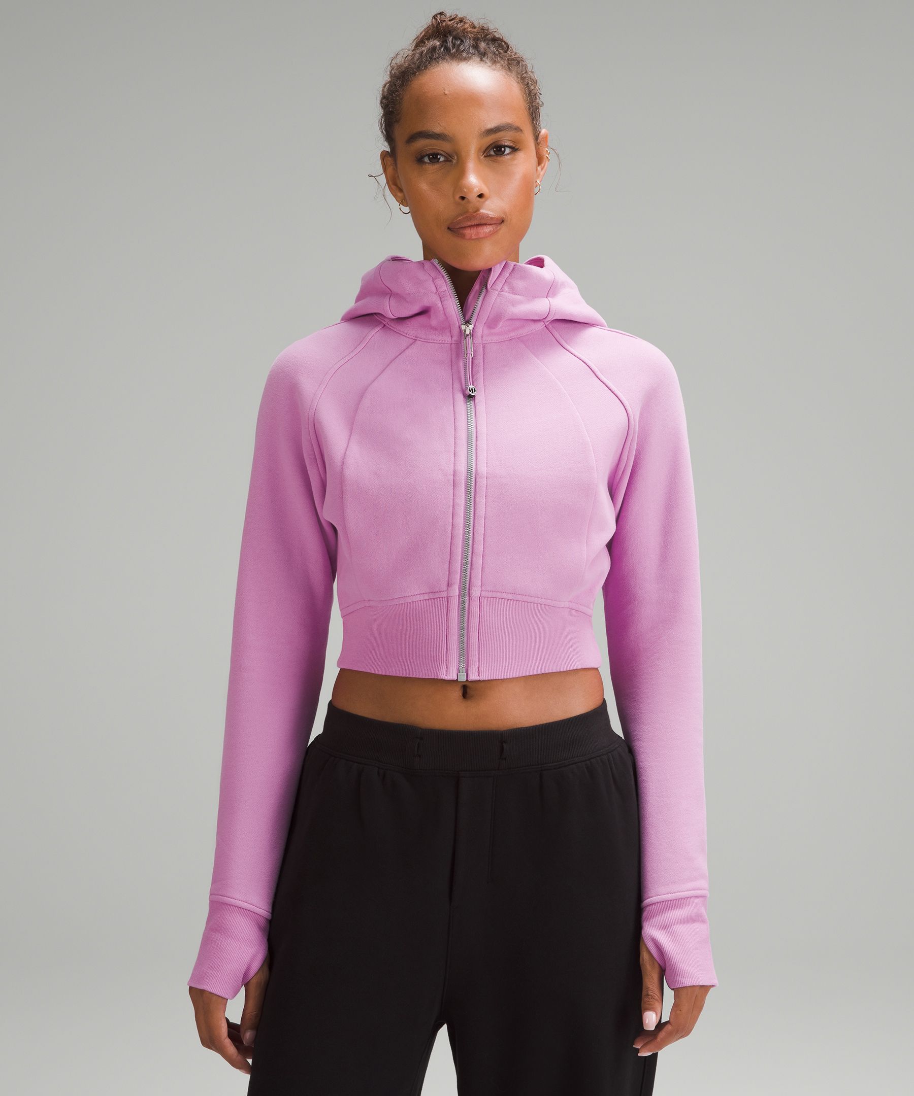 Lululemon Scuba Full-zip Cropped Hoodie