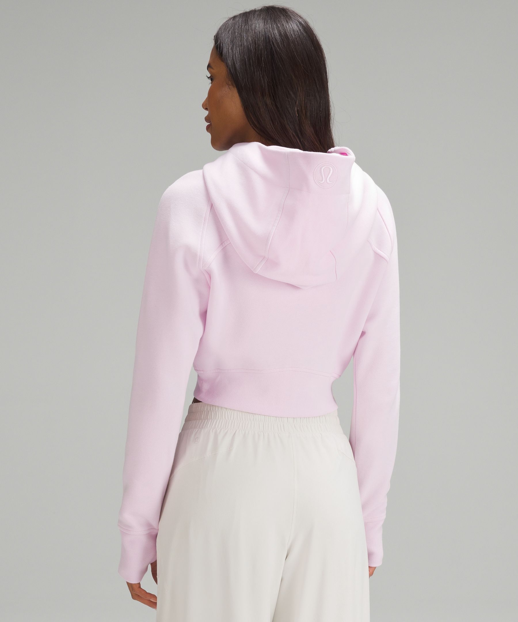 Scuba Full-Zip Cropped Hoodie