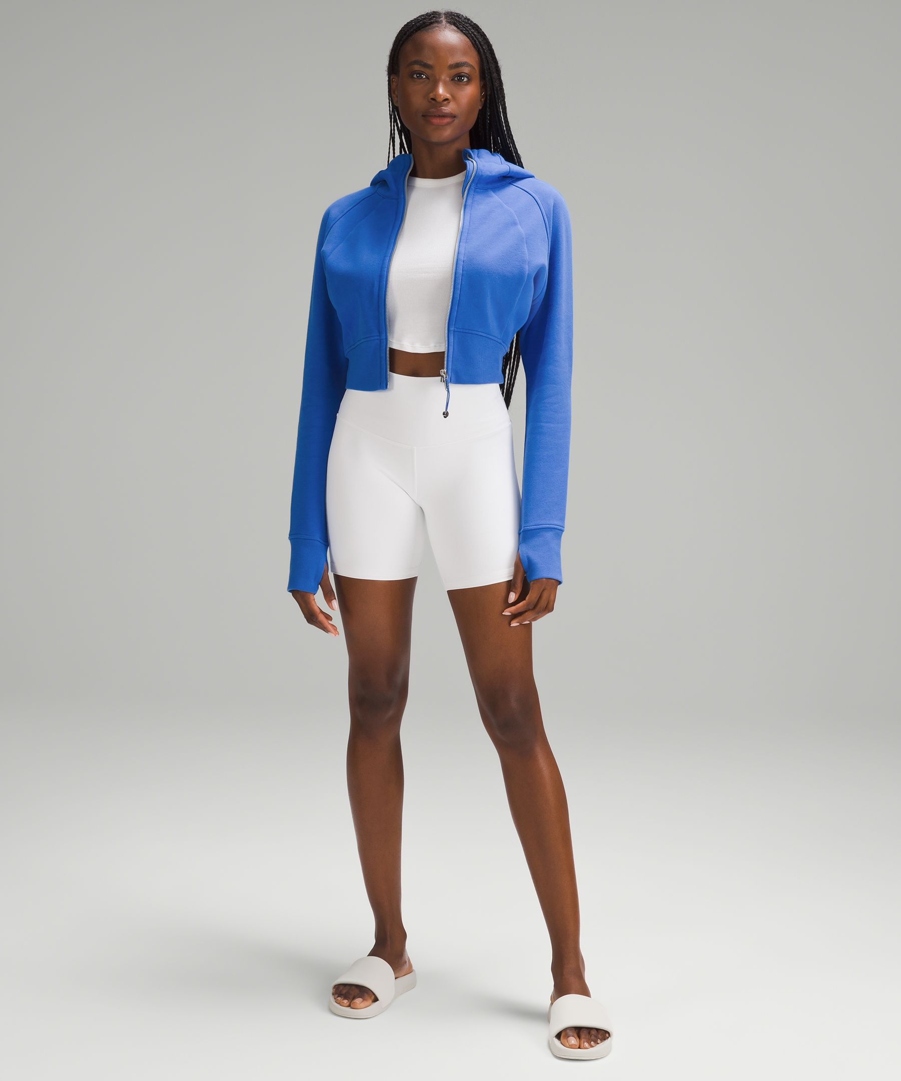 Scuba FullZip Cropped Hoodie Lululemon UK