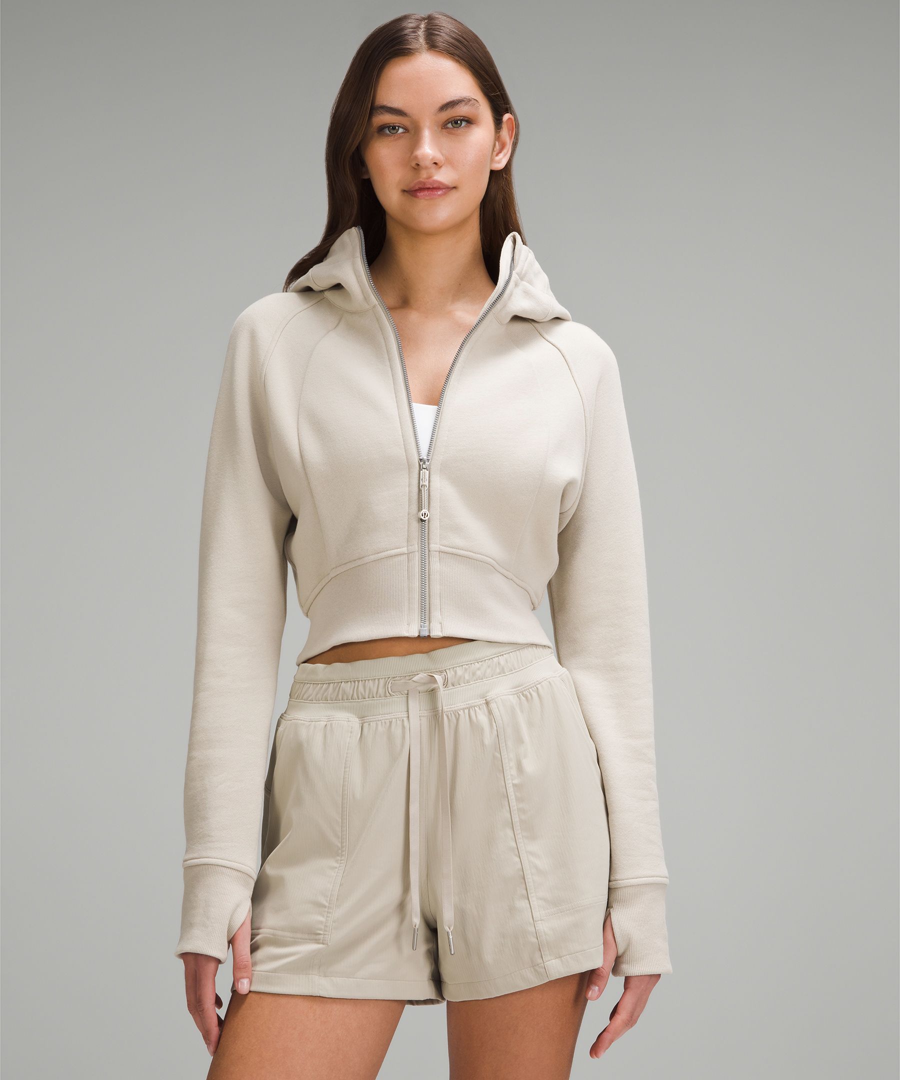 Lululemon Scuba Full-zip Cropped Hoodie