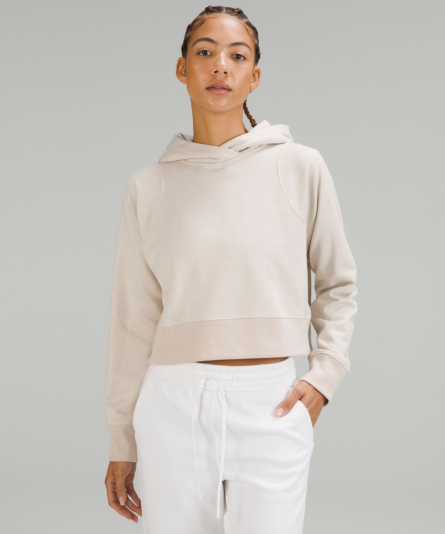 Cropped discount lululemon hoodie