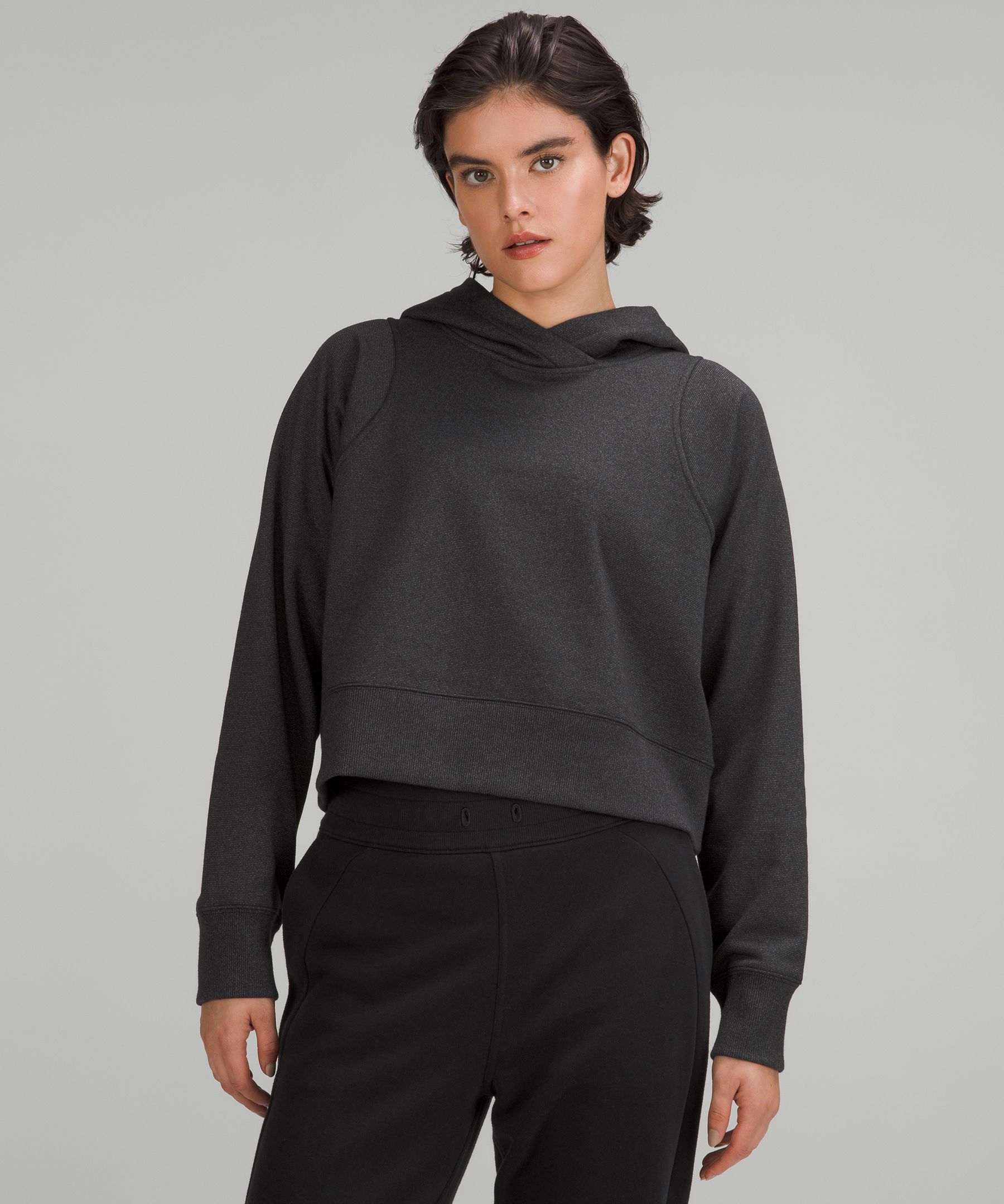 Loungeful Cropped Hoodie *Sparkle