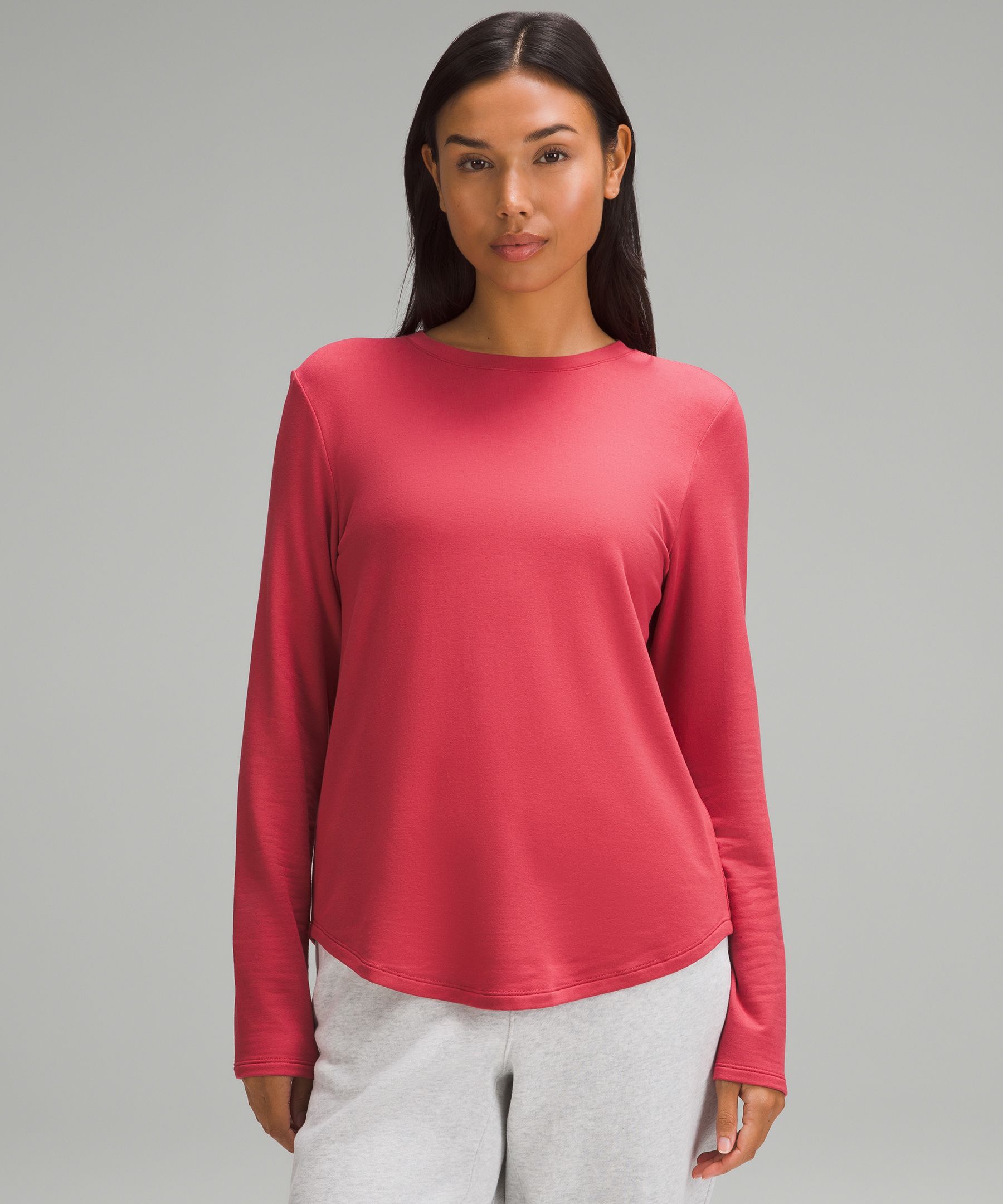 Lululemon Love Modal Fleece Long-sleeve Shirt