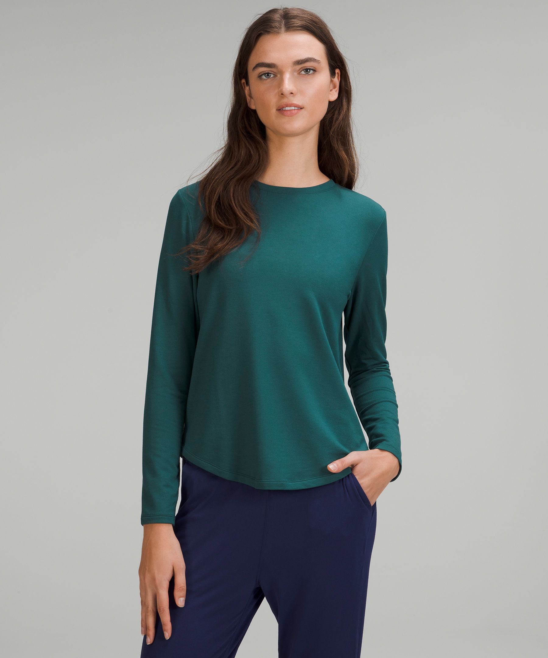 Lululemon athletica Love Modal Fleece Long-Sleeve Shirt, Women's Long  Sleeve Shirts