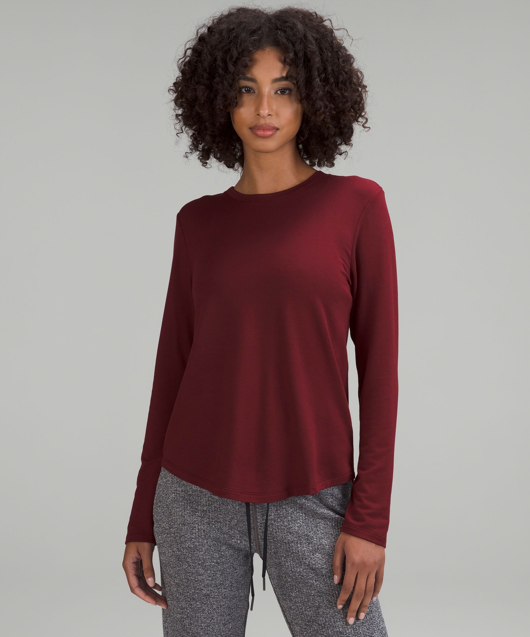 Lululemon Love Modal Fleece Long Sleeve Shirt