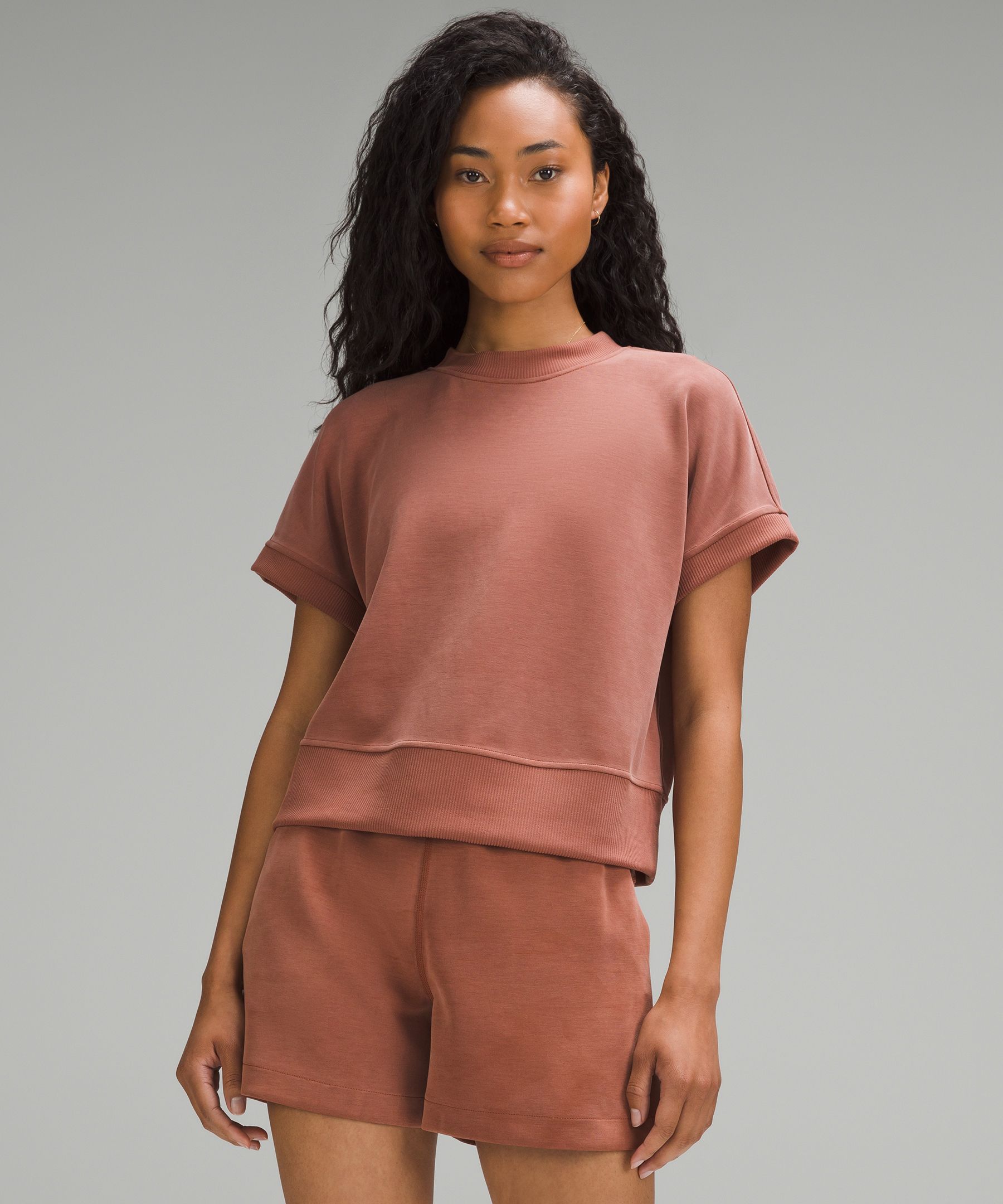 Lululemon Softstreme Relaxed-fit T-shirt In Pink