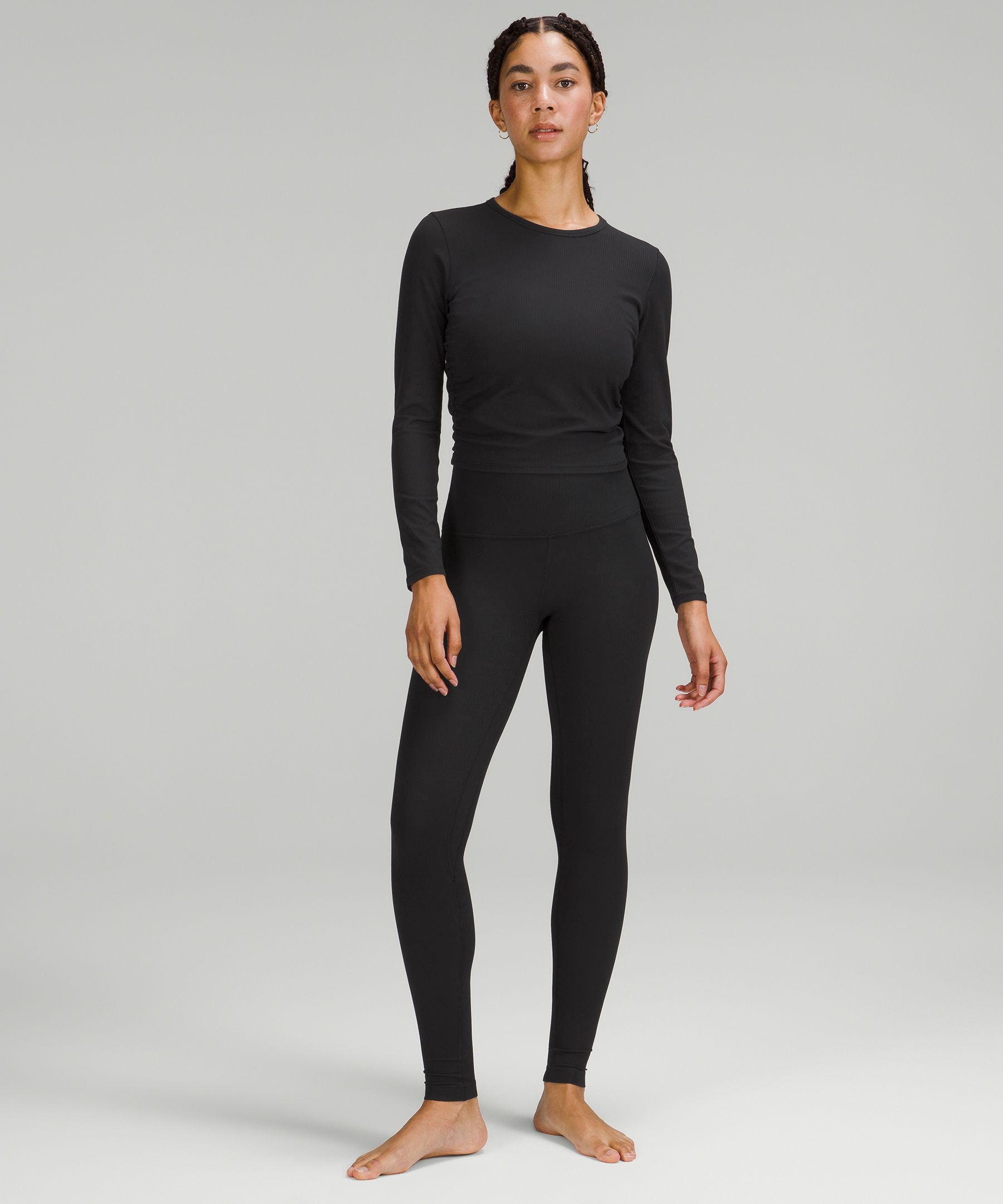 Track All It Takes Nulu Long-Sleeve Shirt - espresso - 4 at Lululemon