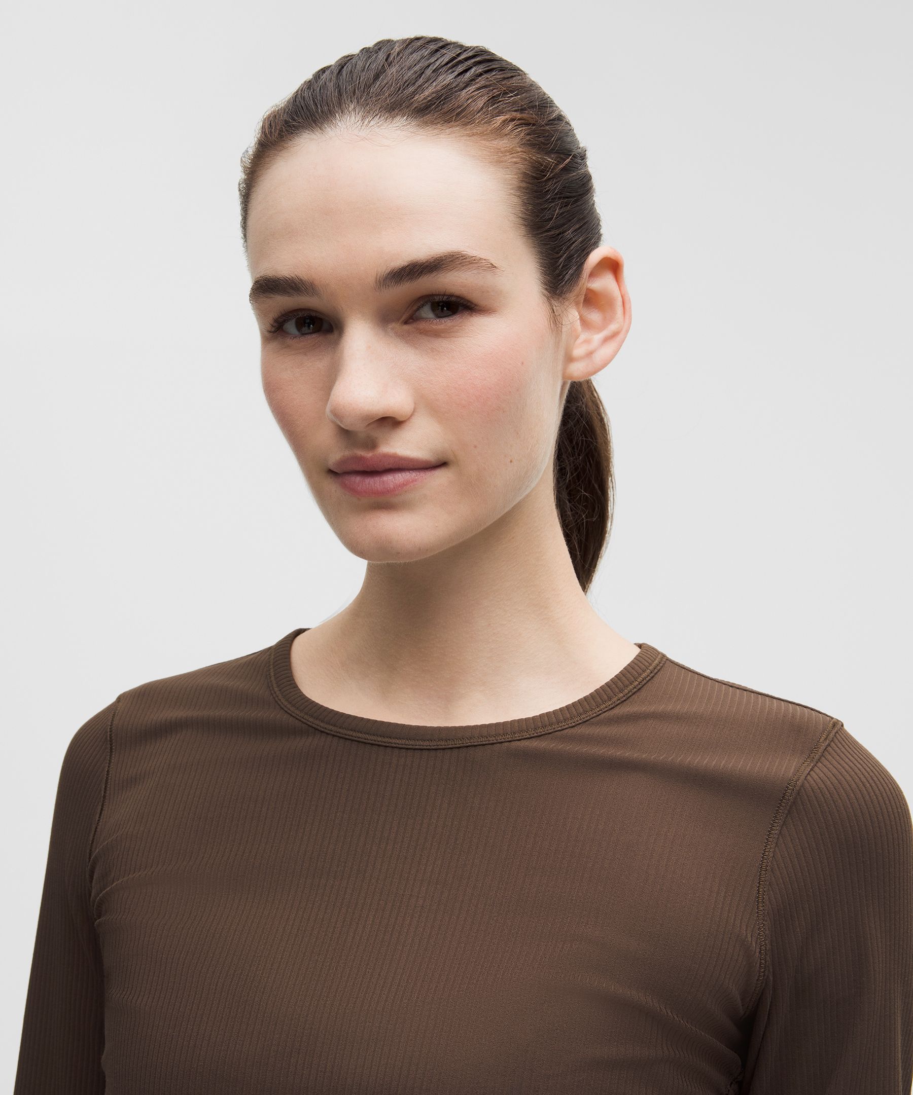 All It Takes リブNulu 長袖シャツ | ロングスリーブ | Lululemon JP