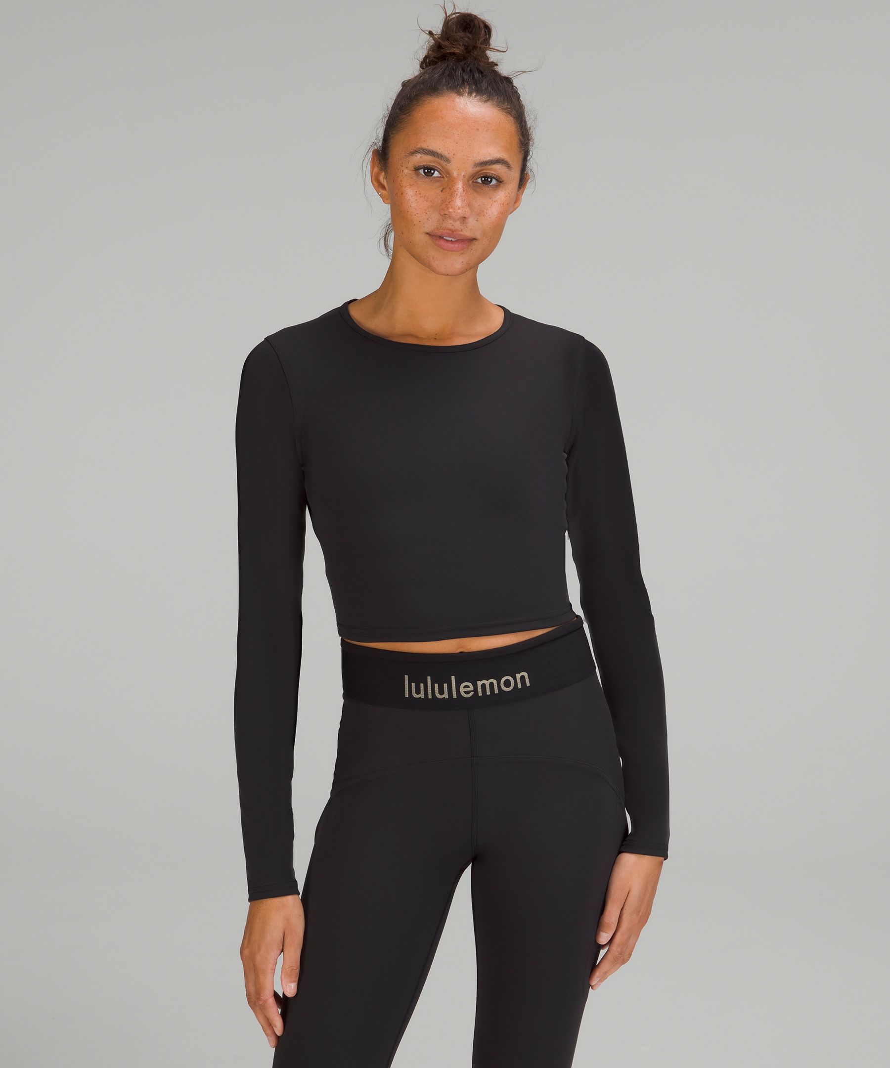 Lululemon Logo Elastic Everlux Training Long-Sleeve Shirt