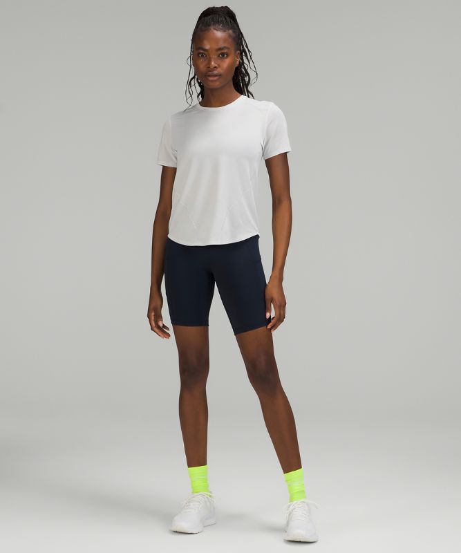 High-Neck Running and Training Reflective T-Shirt