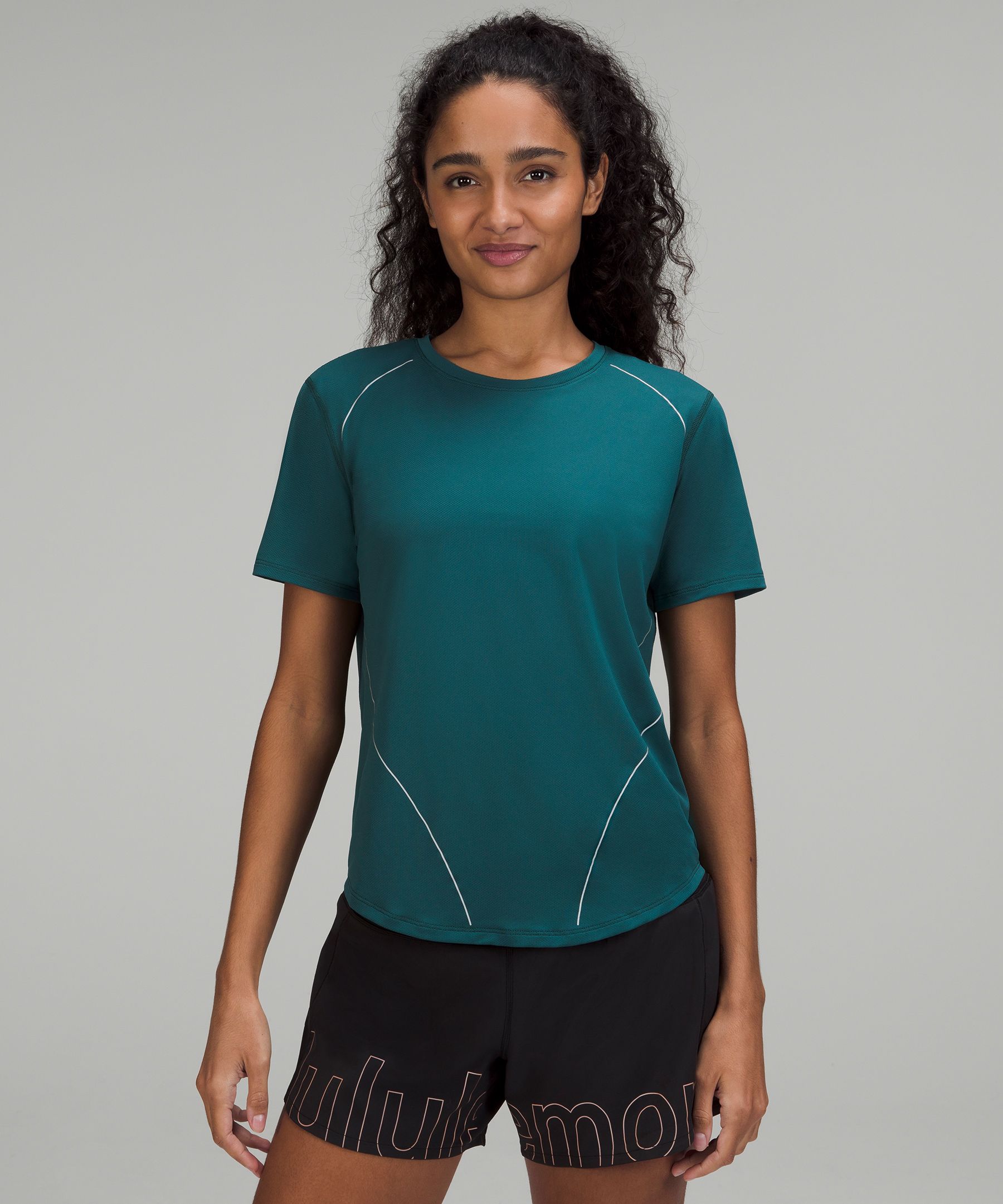 Lululemon High-neck Running And Training Reflective T-shirt | ModeSens