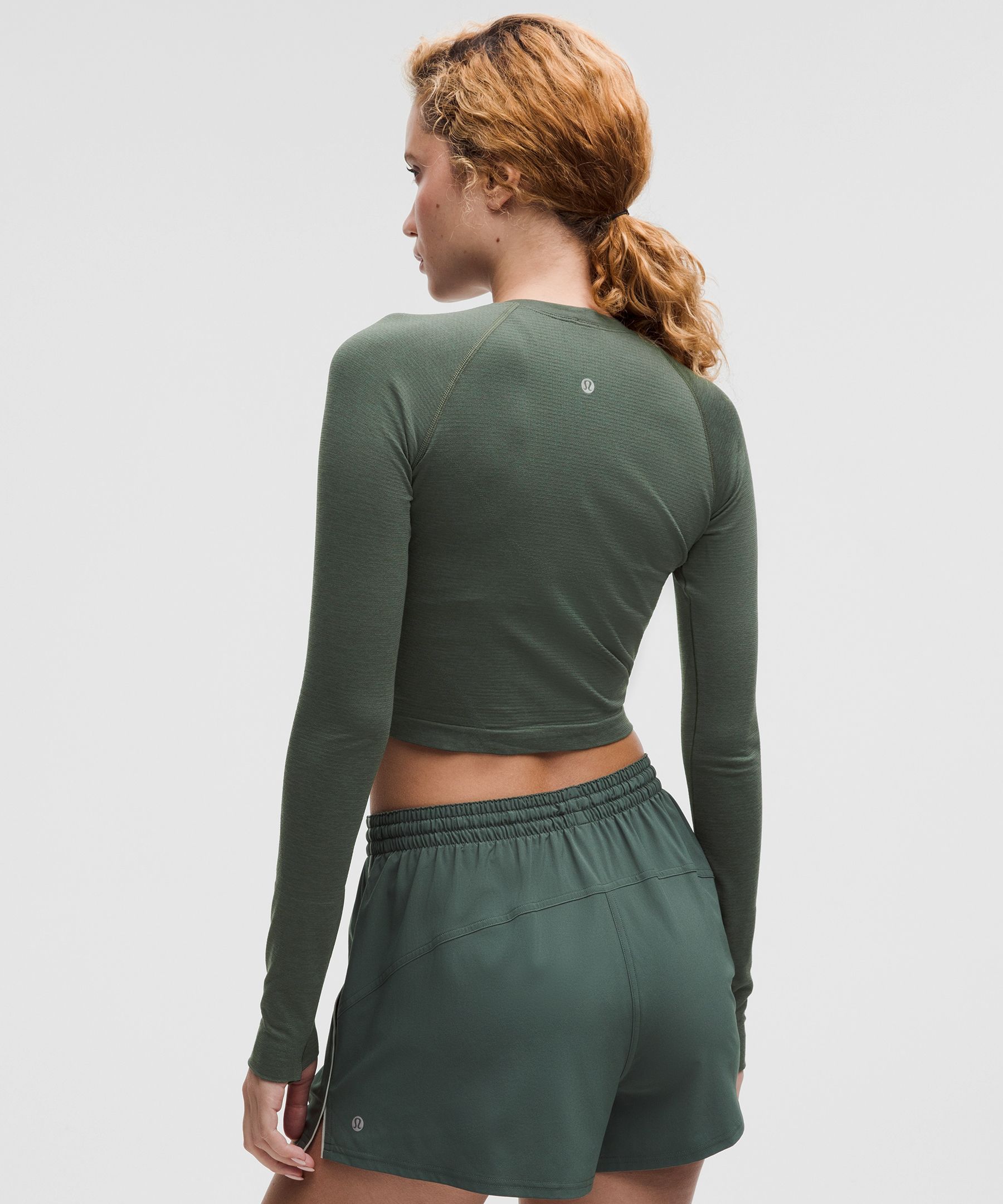 Lululemon Swiftly Tech Cropped Long-sleeve Shirt 2.0
