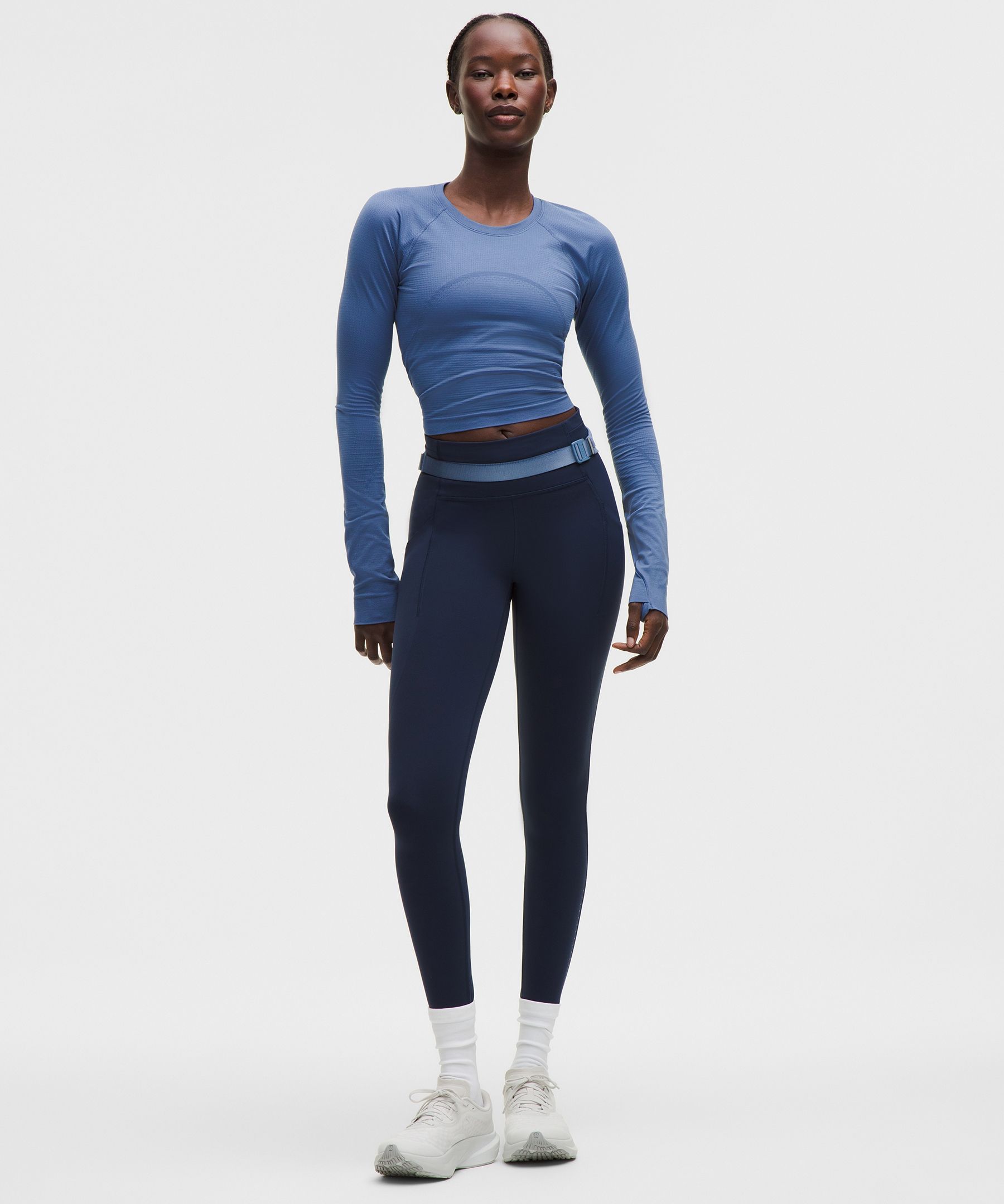Lululemon Swiftly Tech Cropped Long-sleeve Shirt 2.0