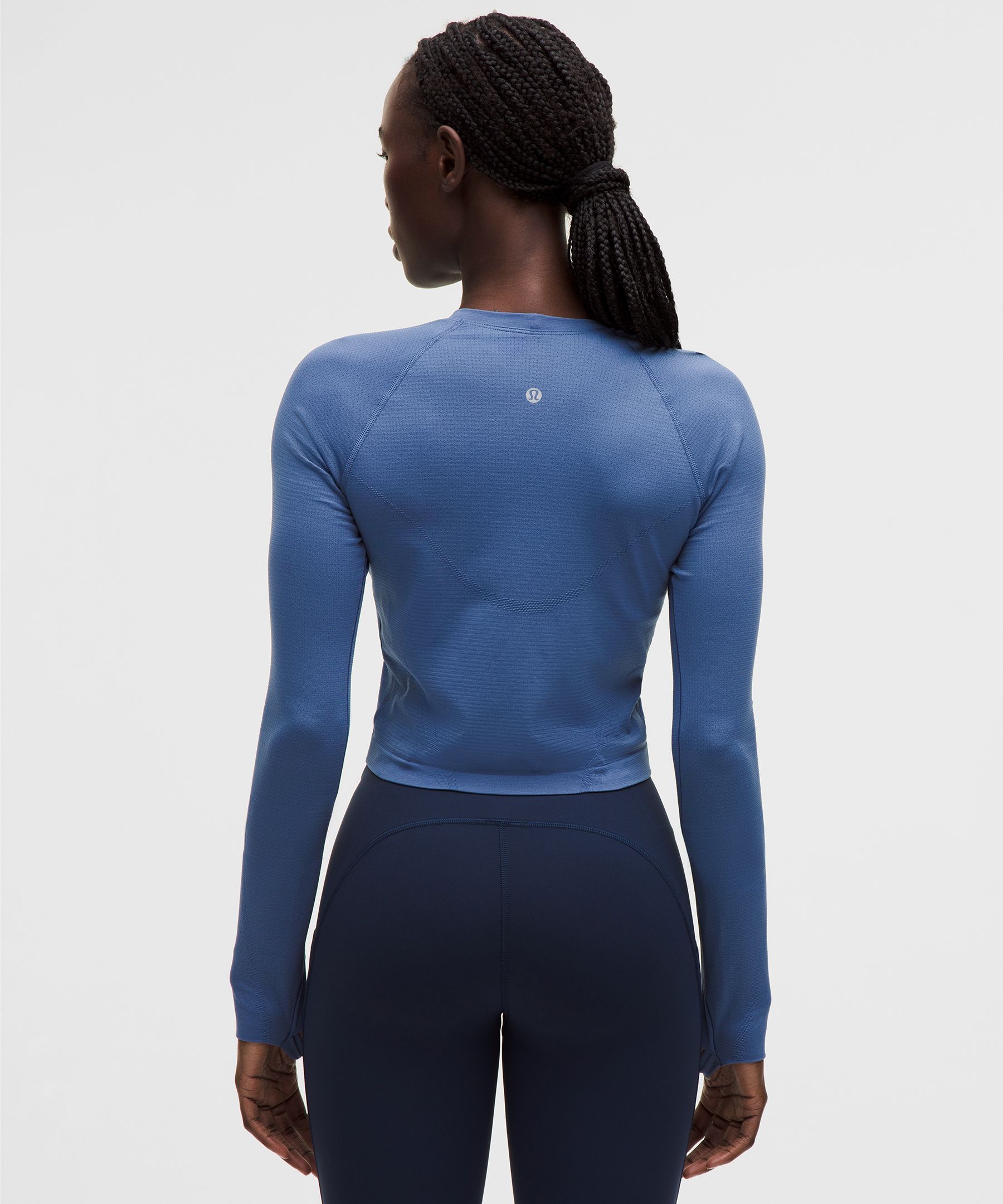 Lululemon Swiftly Tech Cropped Long-sleeve Shirt 2.0