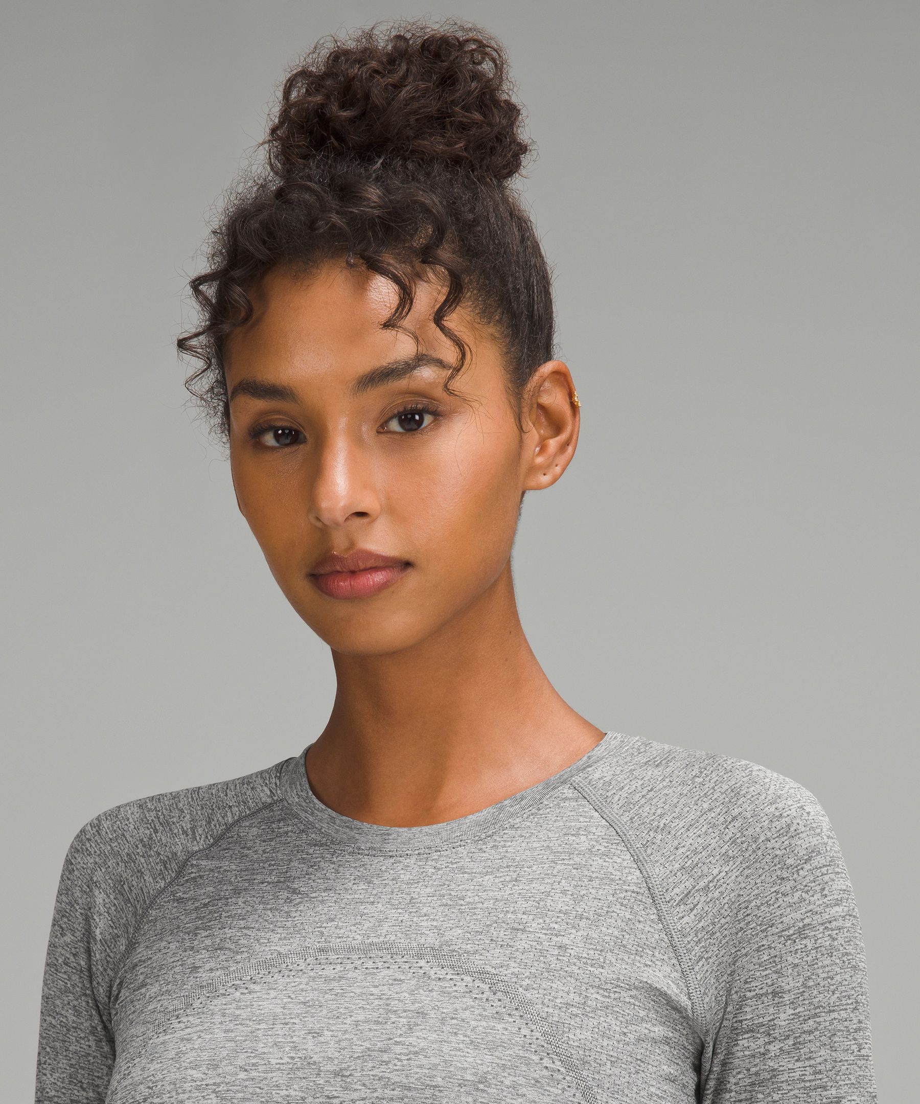 Shop Lululemon Swiftly Tech Cropped Long-sleeve Shirt 2.0