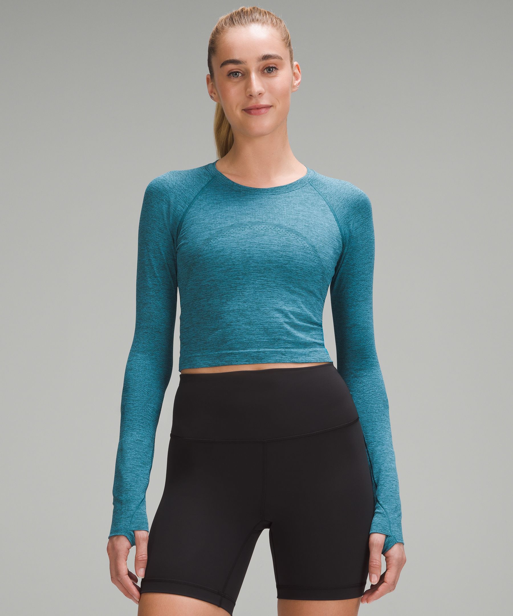 Swiftly Tech Cropped Long-Sleeve Shirt 2.0