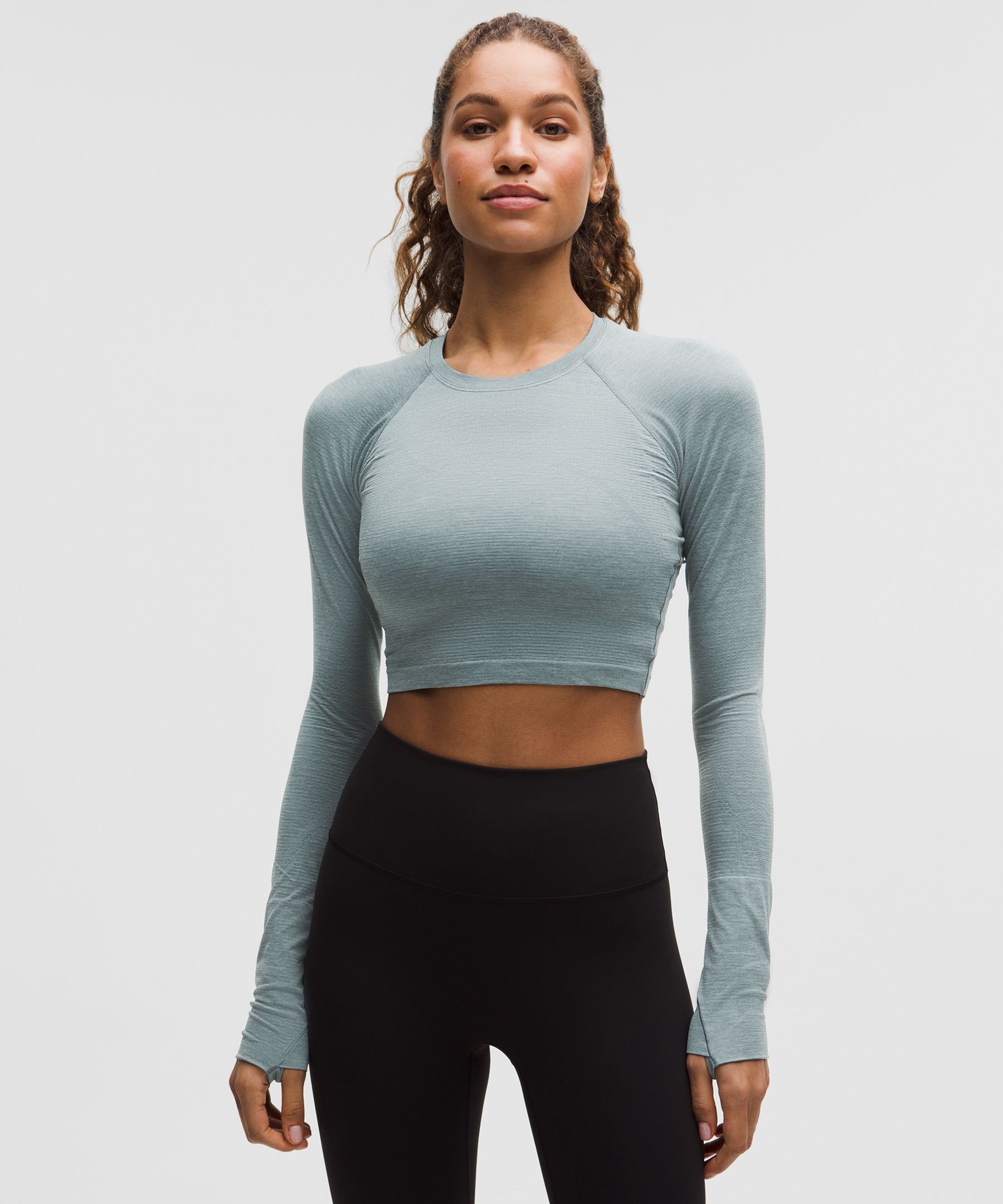 Swiftly Tech Cropped Long-Sleeve Shirt 2.0