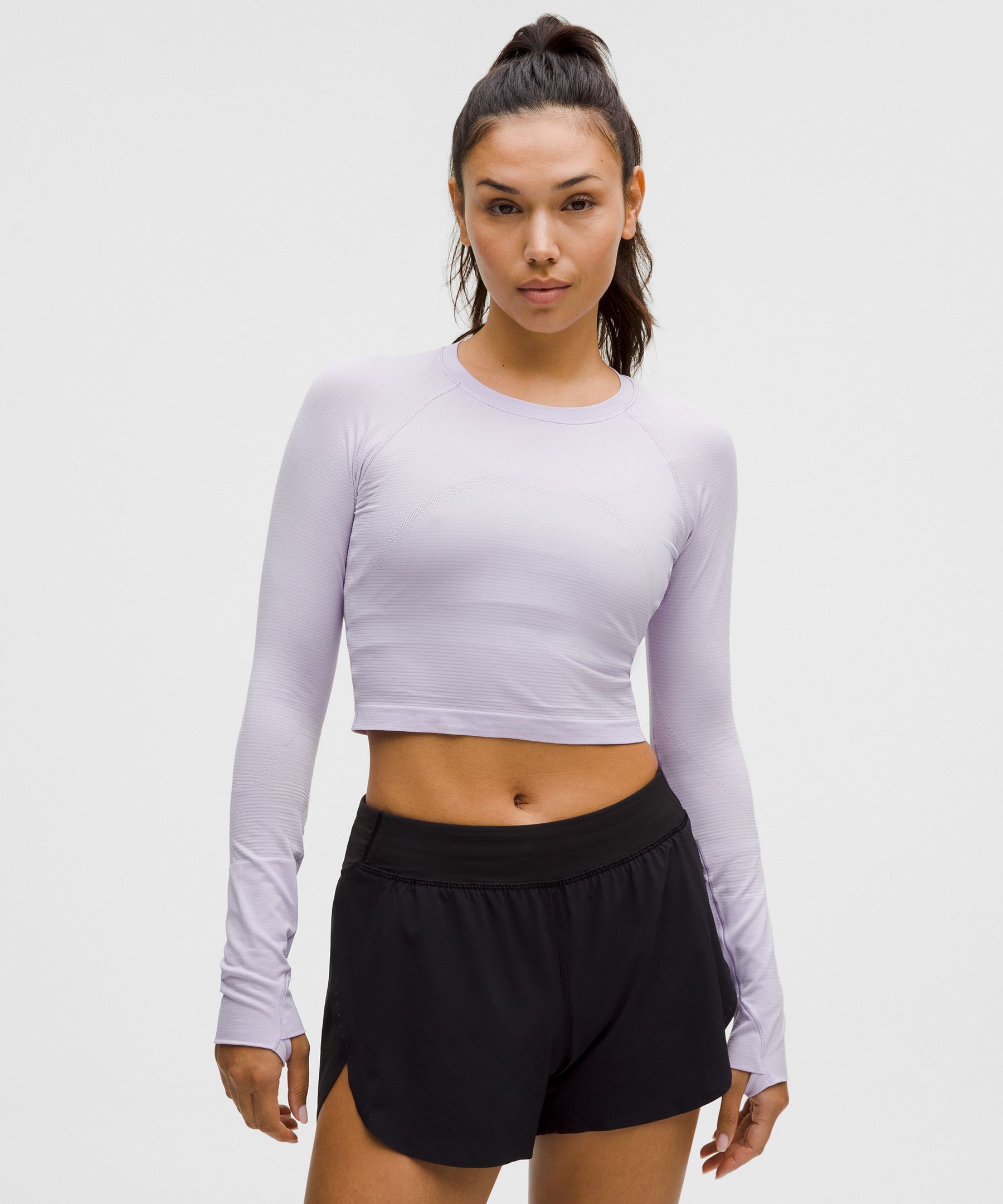 Swiftly Tech Cropped Long-Sleeve Shirt 2.0