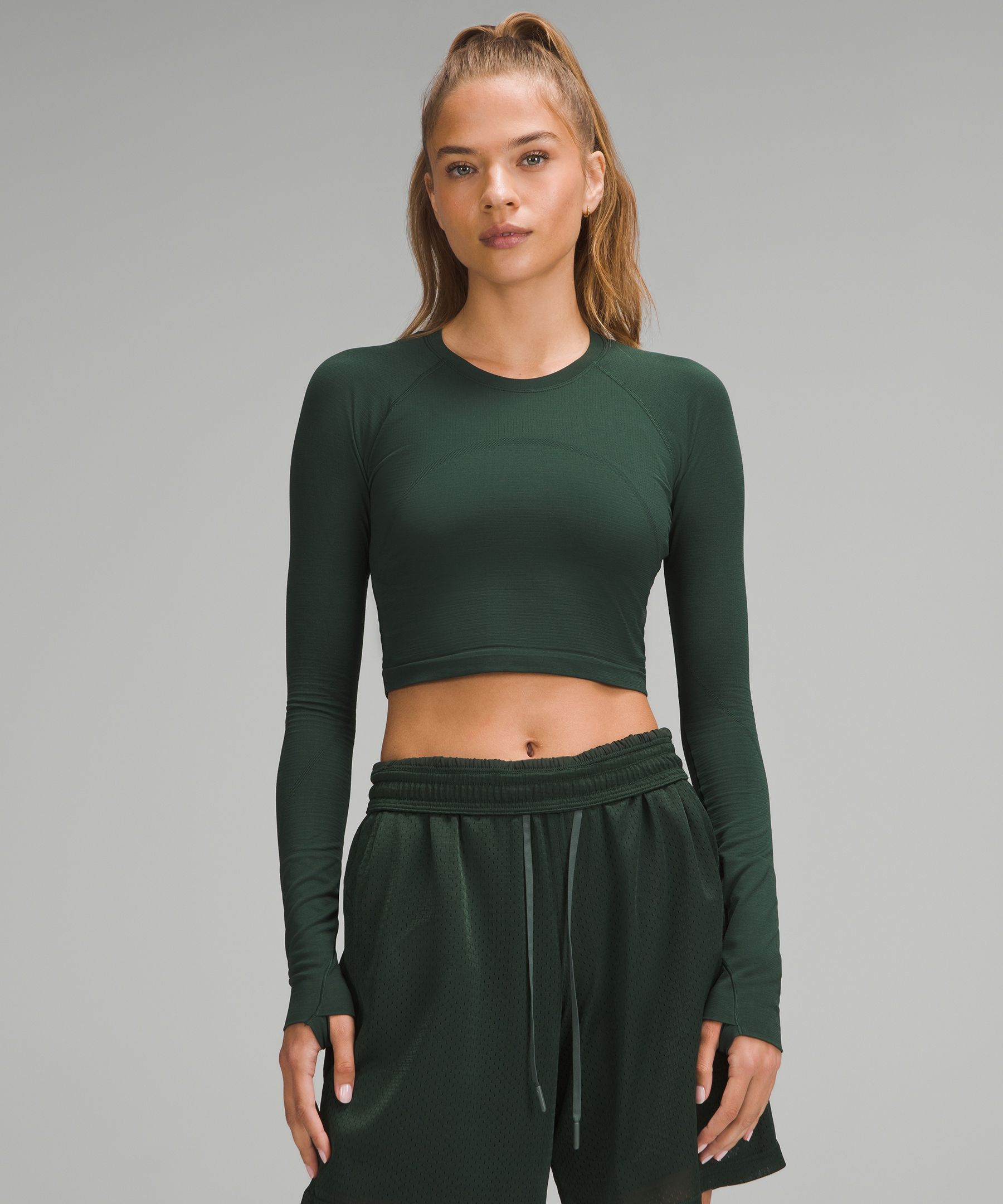 Lightweight Long-Sleeve Crop Tops | lululemon