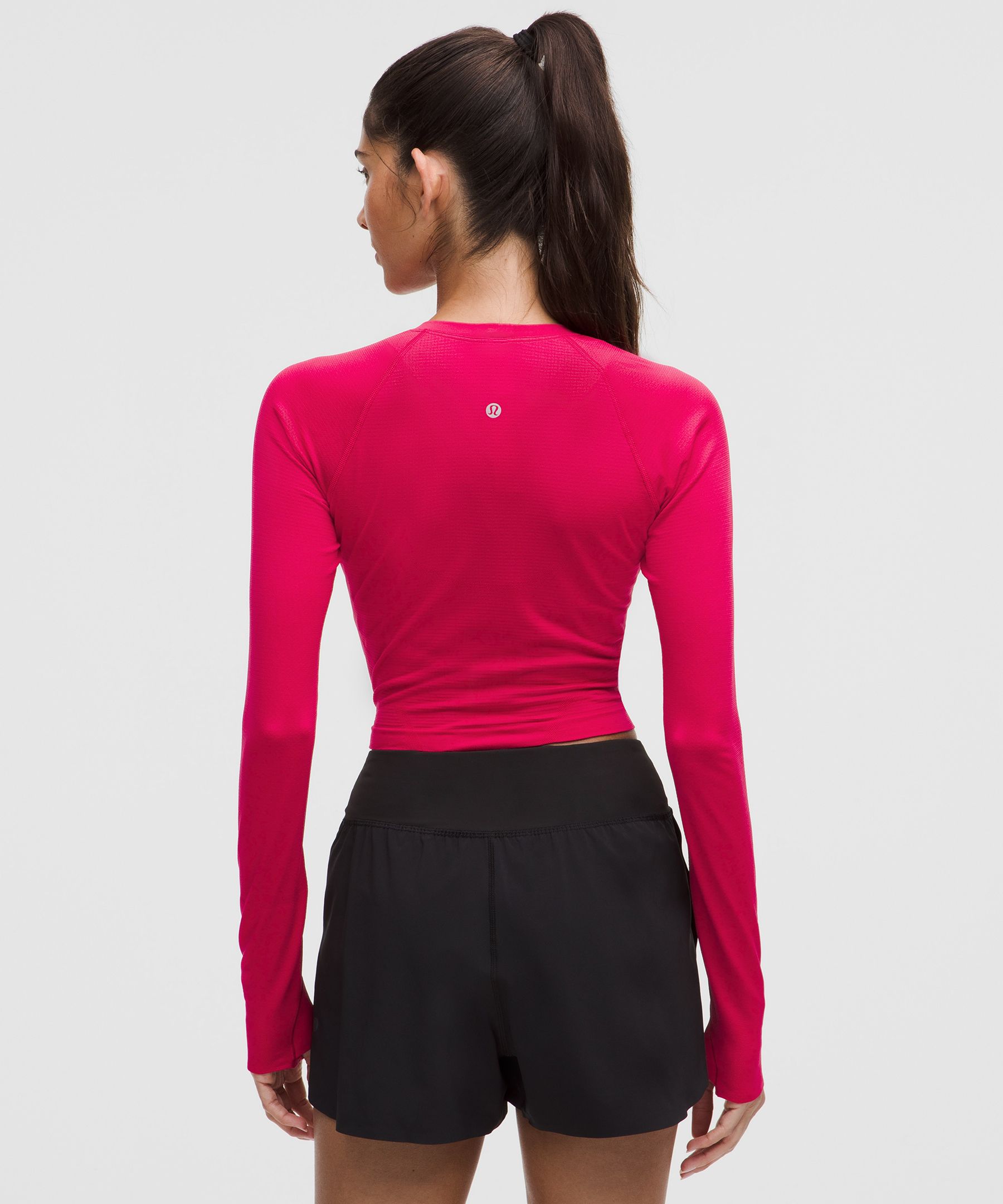 Lululemon Swiftly Tech Cropped Long-sleeve Shirt 2.0