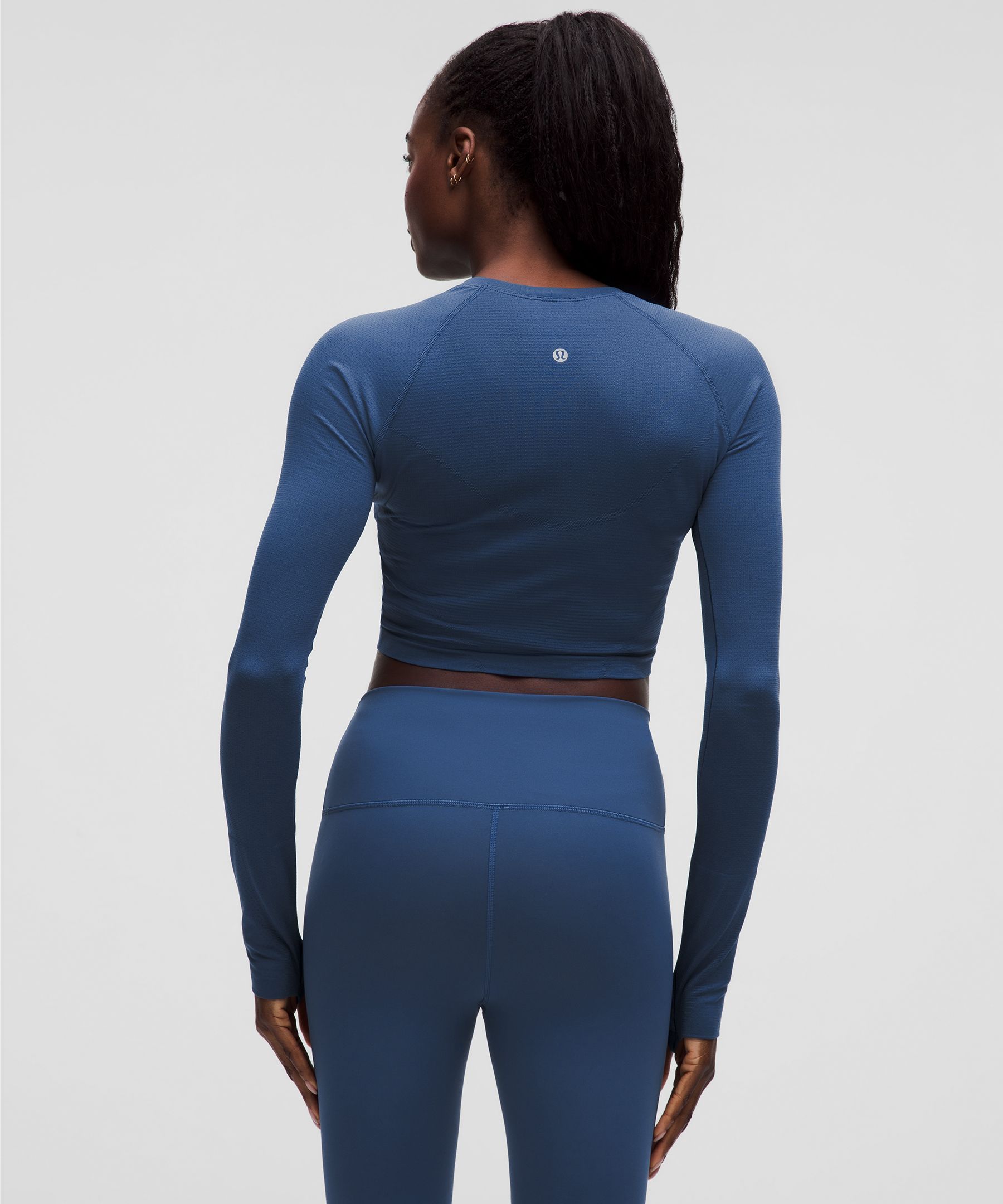 Lululemon Swiftly Tech Cropped Long-sleeve Shirt 2.0