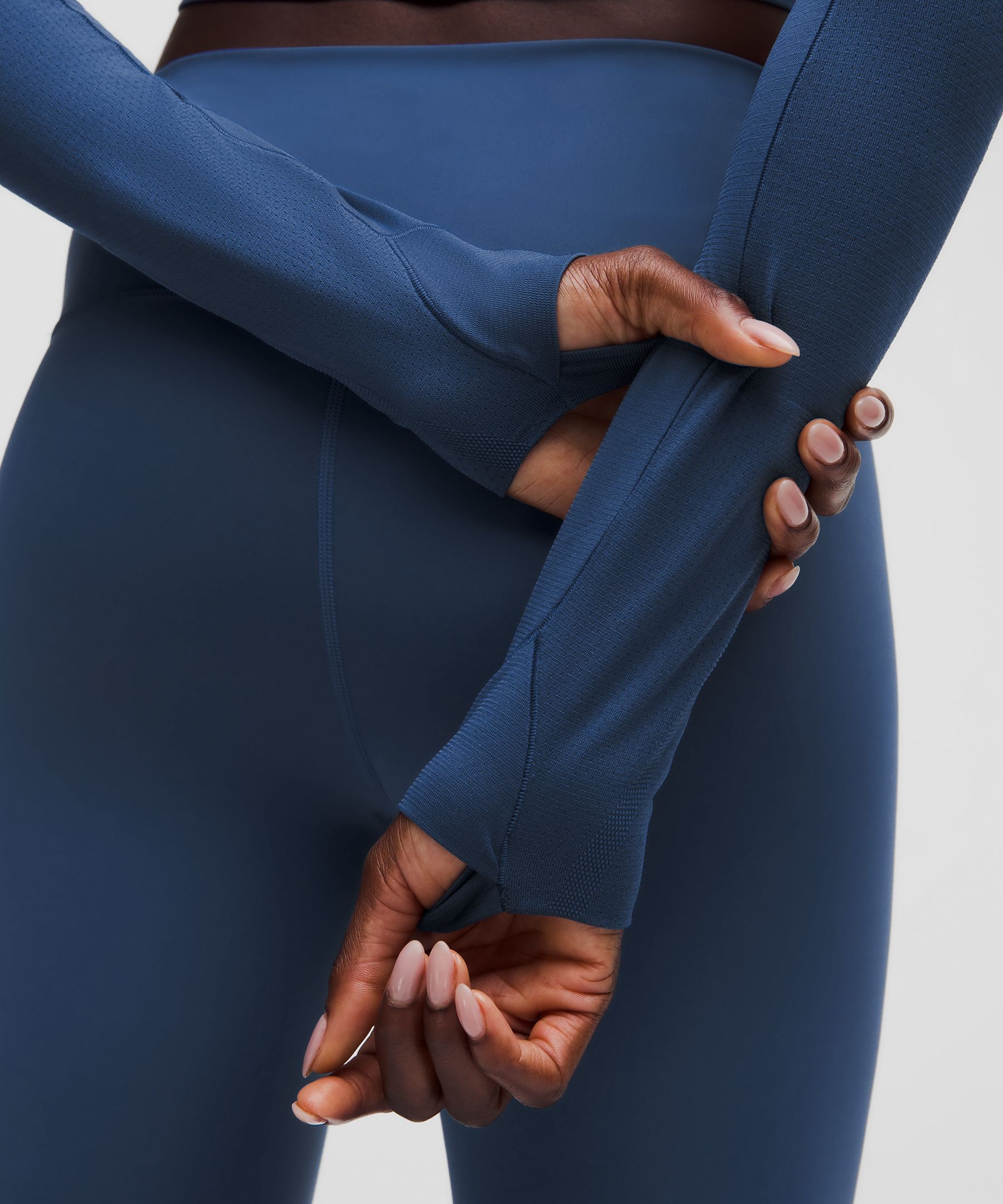 Lululemon Swiftly Tech Cropped Long-sleeve Shirt 2.0