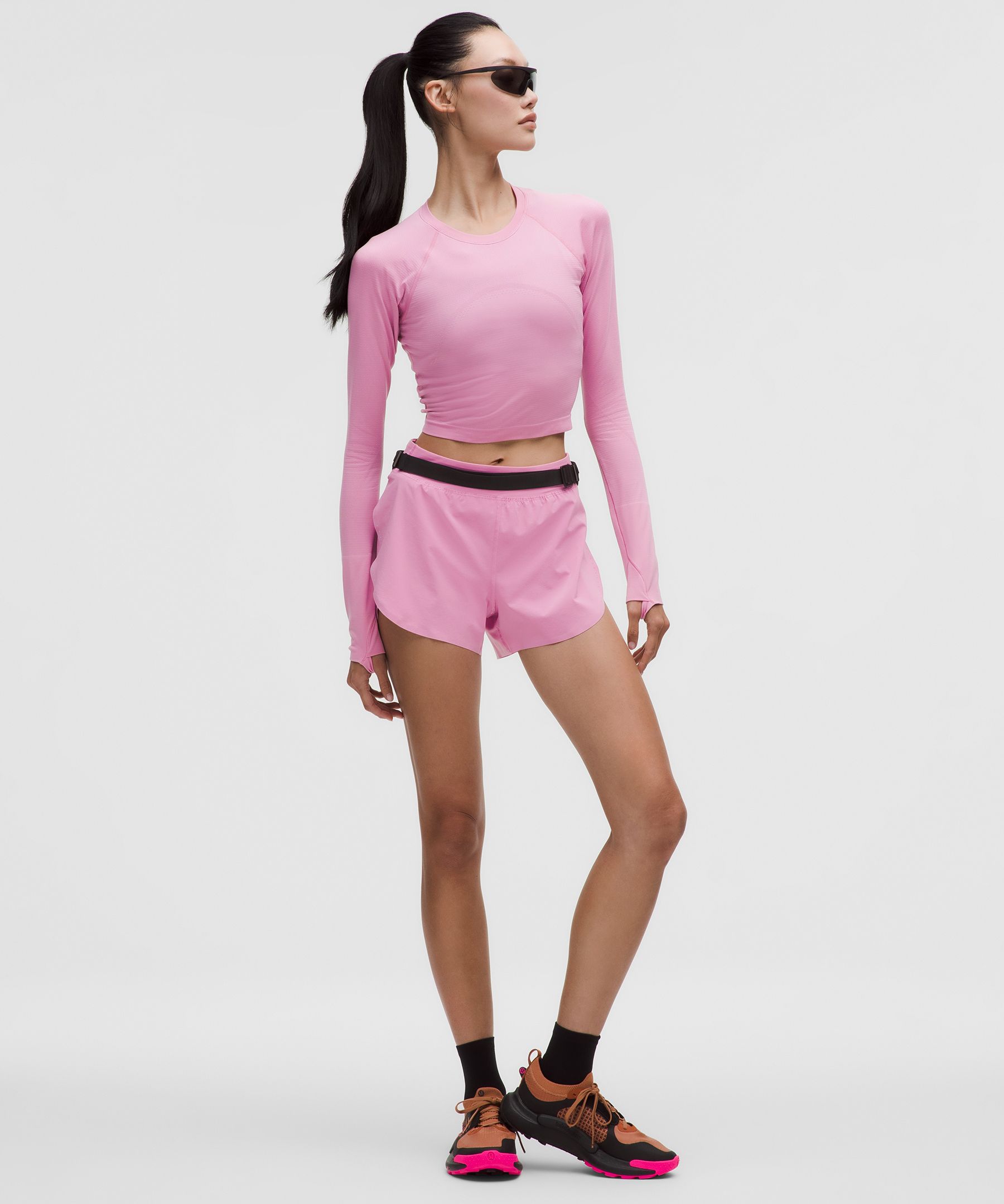 Lululemon Swiftly Tech Cropped Long-sleeve Shirt 2.0