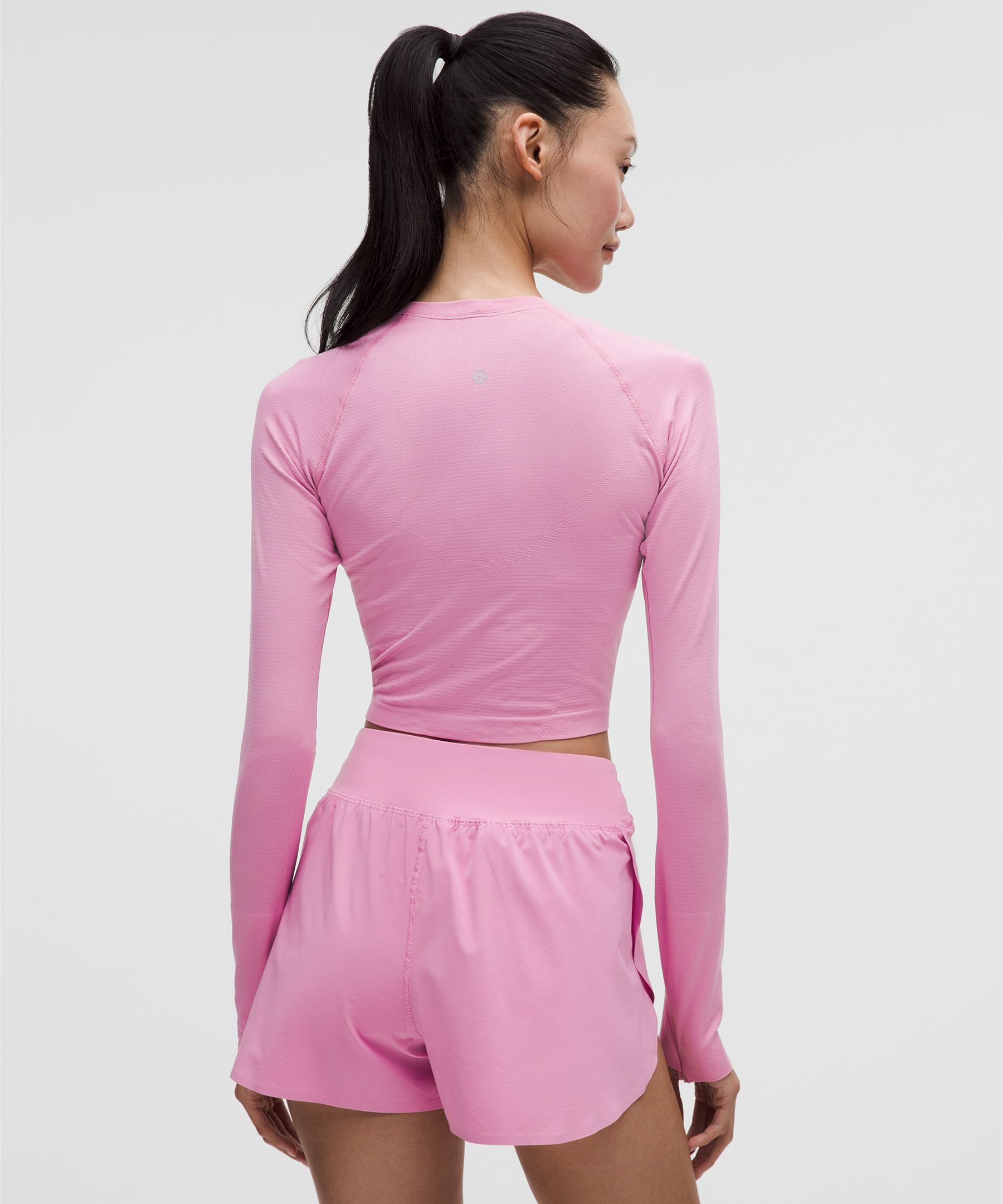 Lululemon Swiftly Tech Cropped Long-sleeve Shirt 2.0