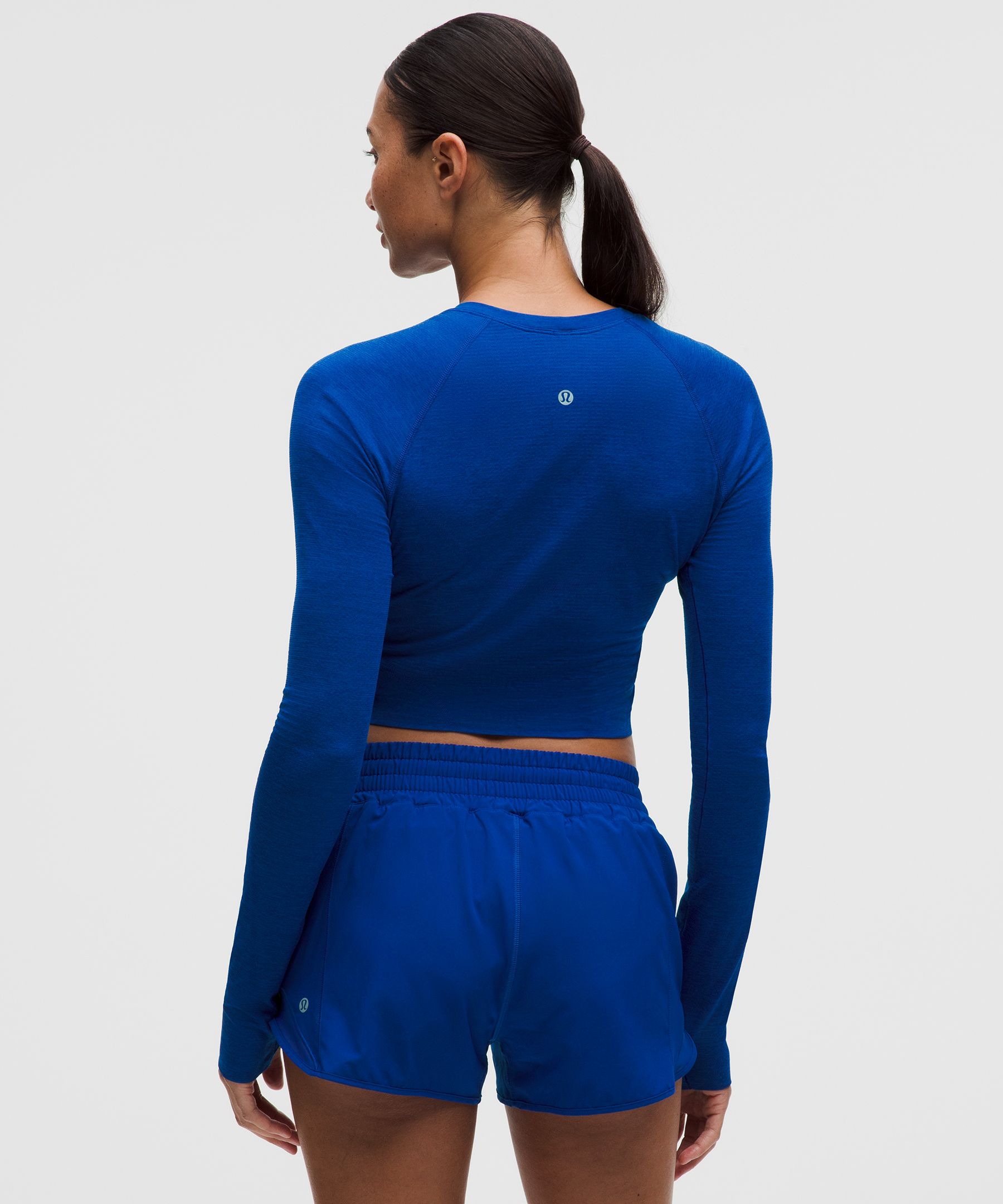 Swiftly Tech Cropped Long-Sleeve Shirt 2.0 thumbnail 3