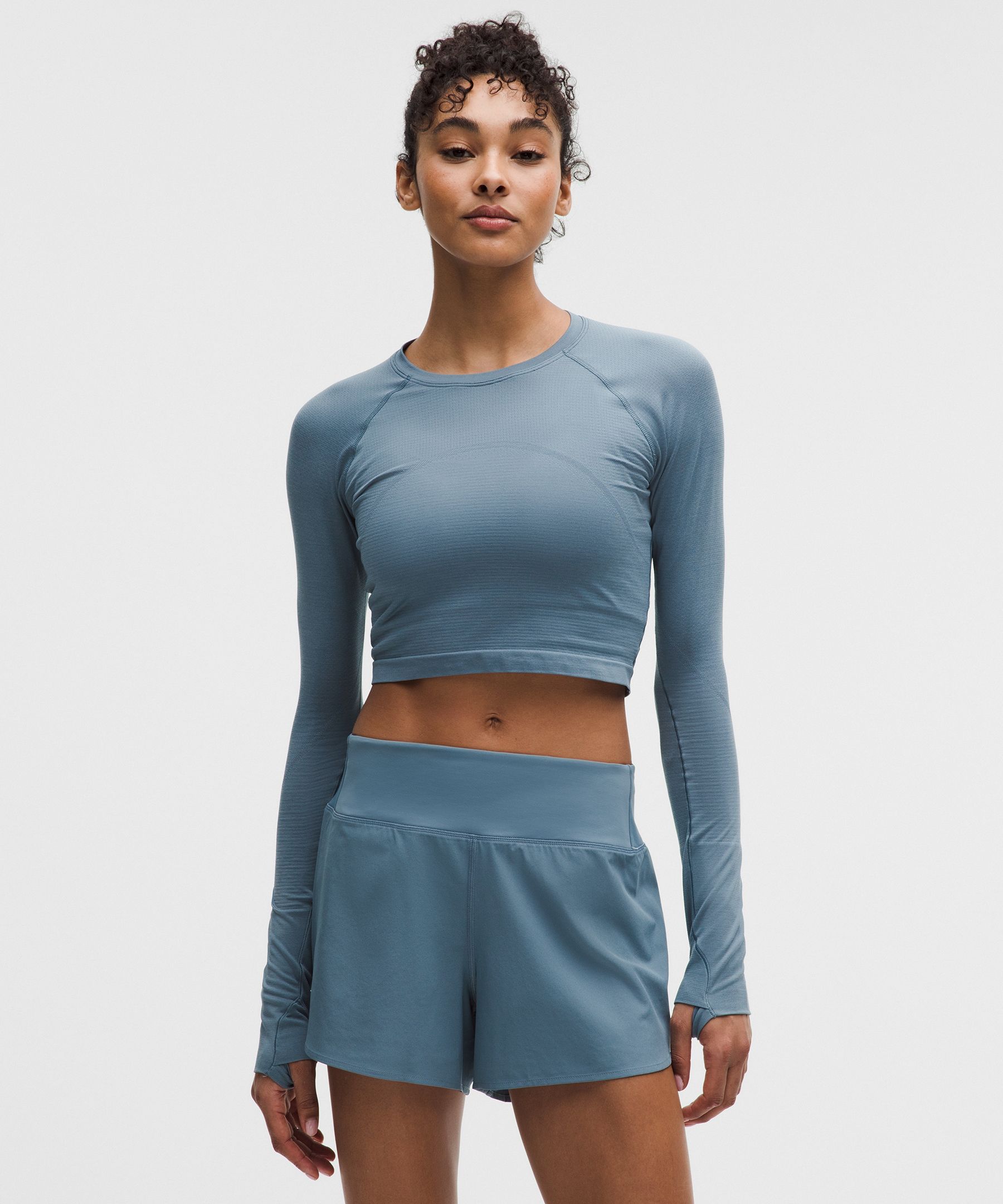 Swiftly Tech Cropped Long-Sleeve Shirt 2.0