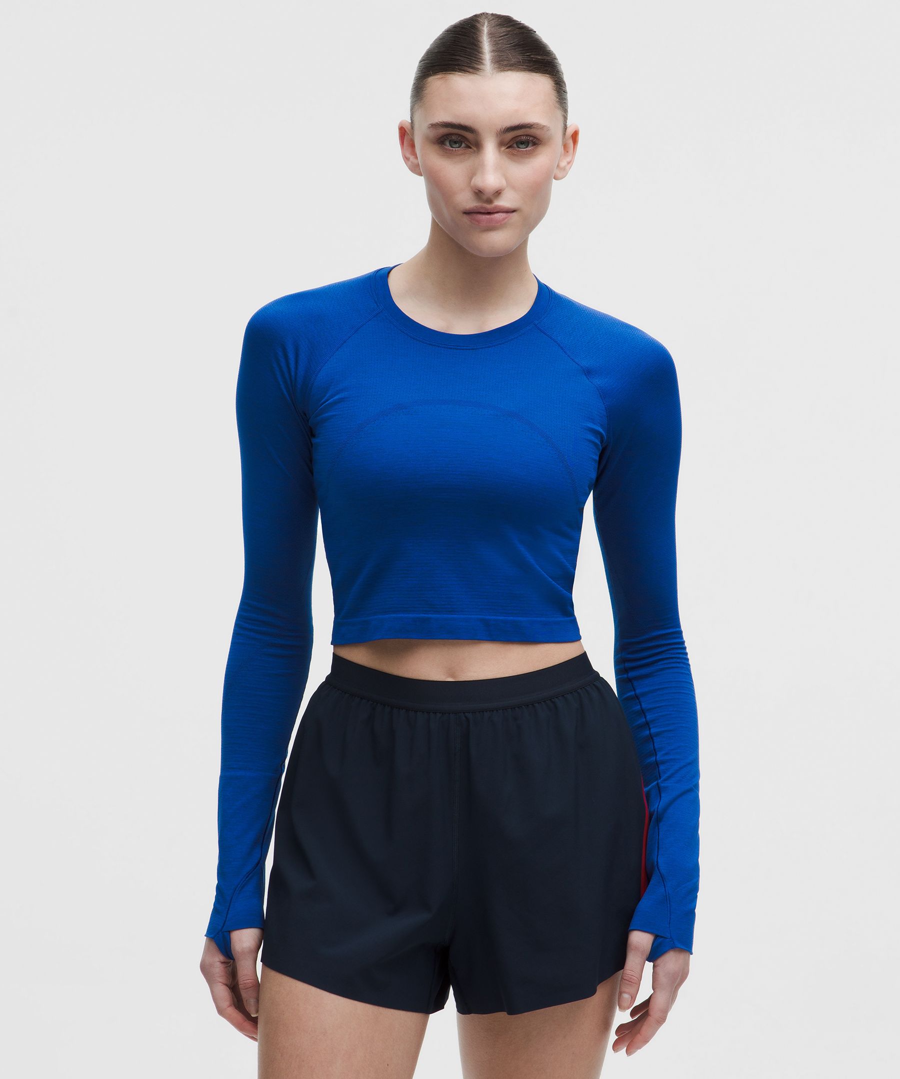 Swiftly Tech Cropped Long-Sleeve Shirt 2.0