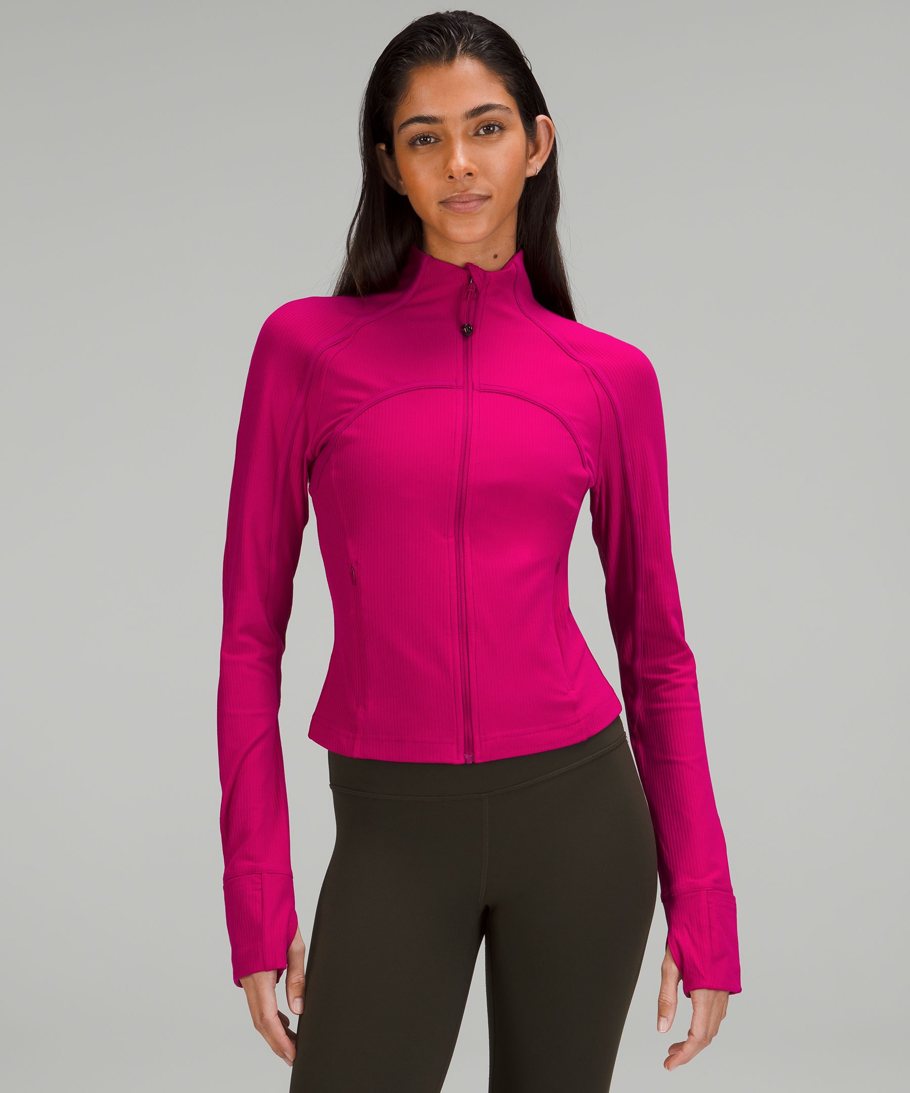 Lululemon Cropped Define Jacket Ribbed Nulu