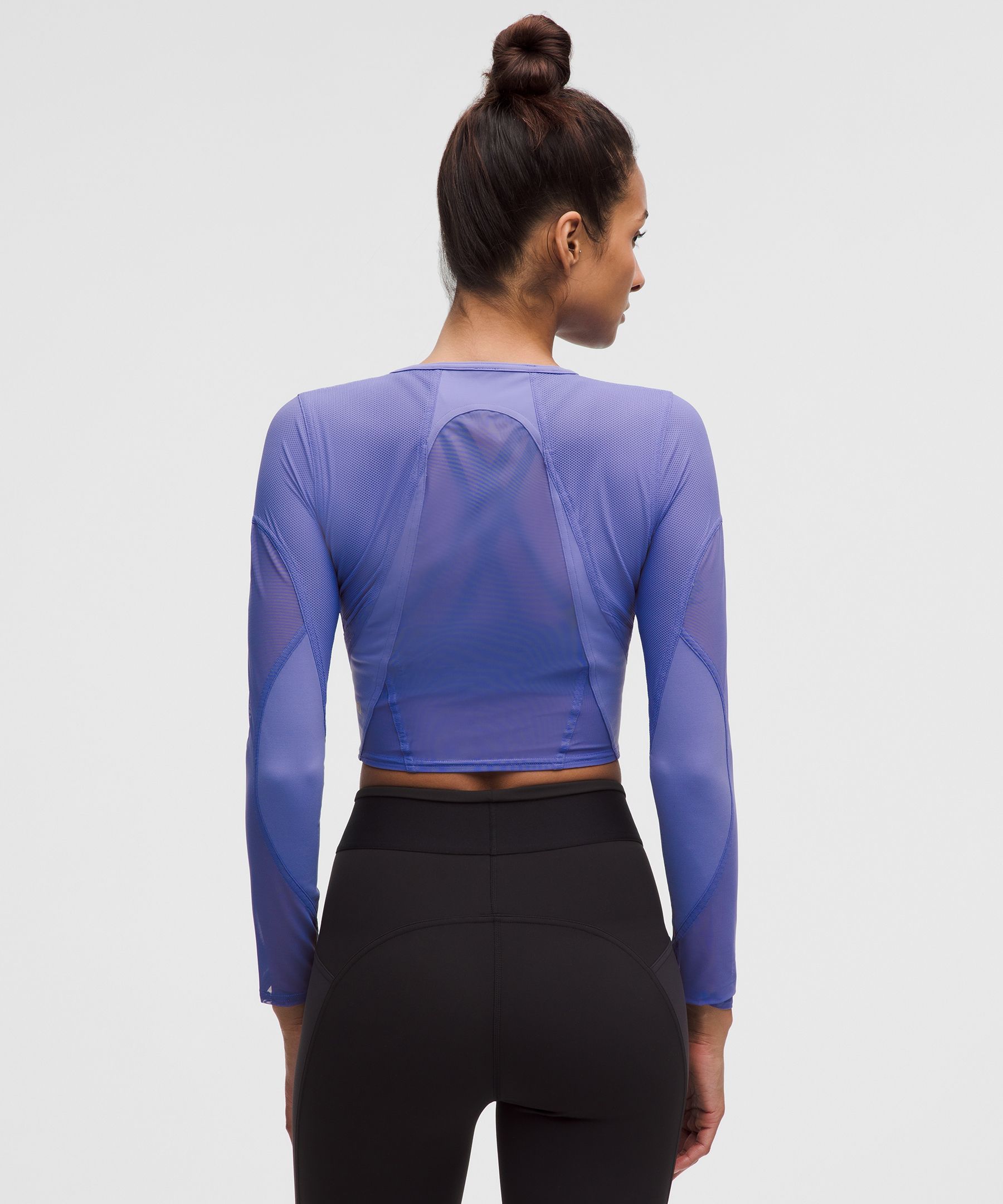 Mesh Panelled Training Long Sleeve Shirt, Women's Long Sleeve Shirts