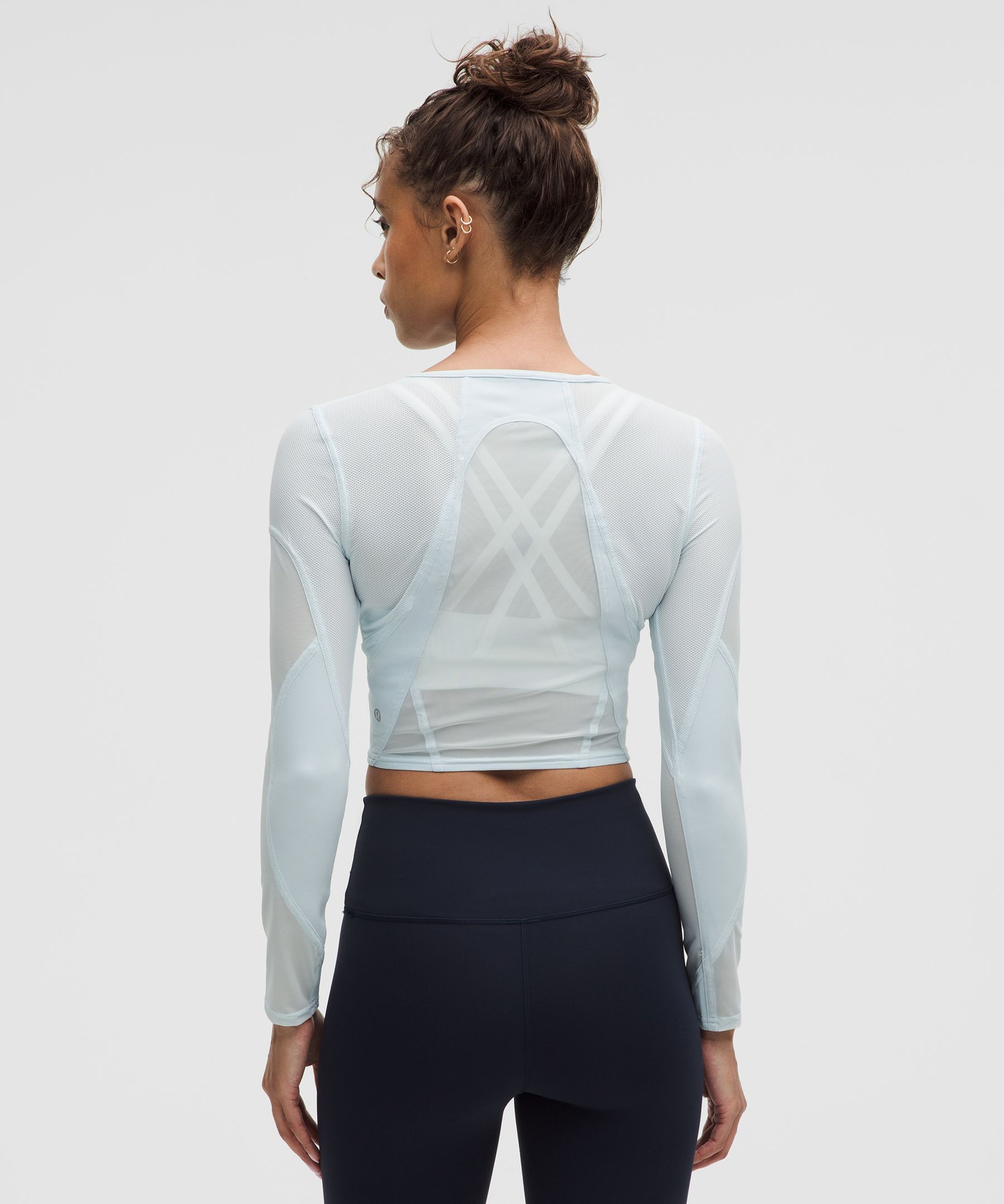 Mesh Panelled Training Long Sleeve Shirt