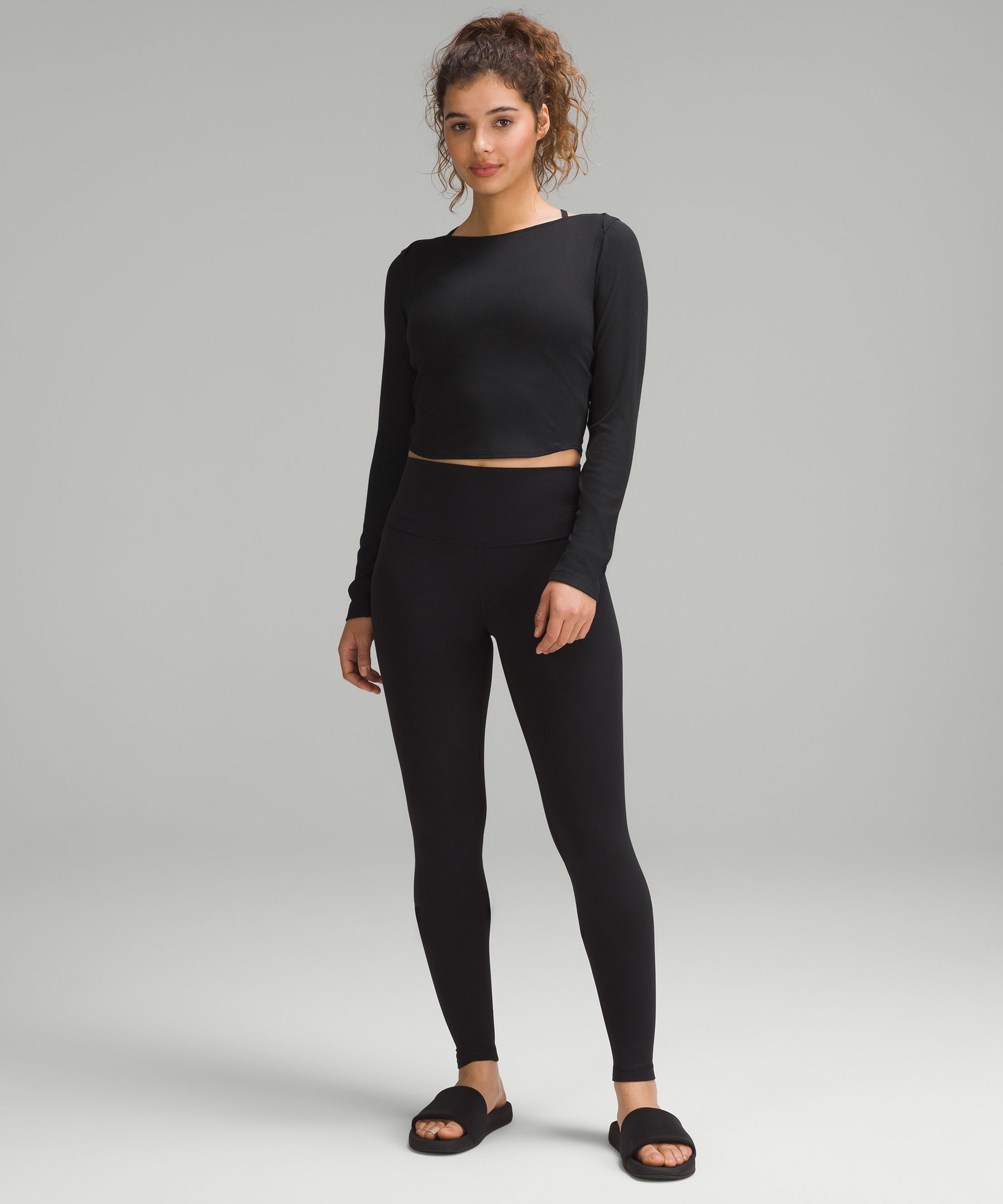 Modal Silk Twist-Back Yoga Long-Sleeve Shirt | Lululemon EU